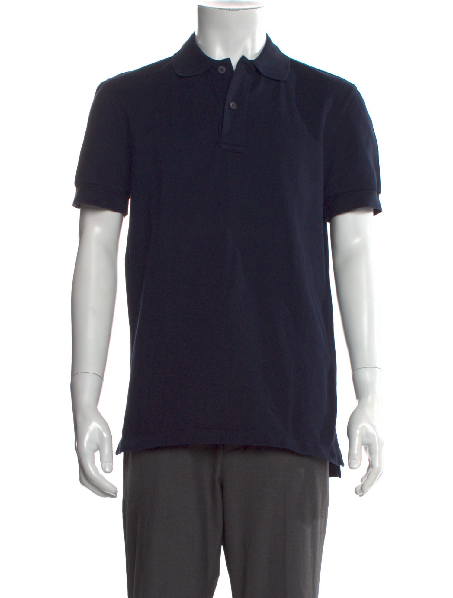 Tom Ford Crew Neck Short Sleeve Polo Shirt