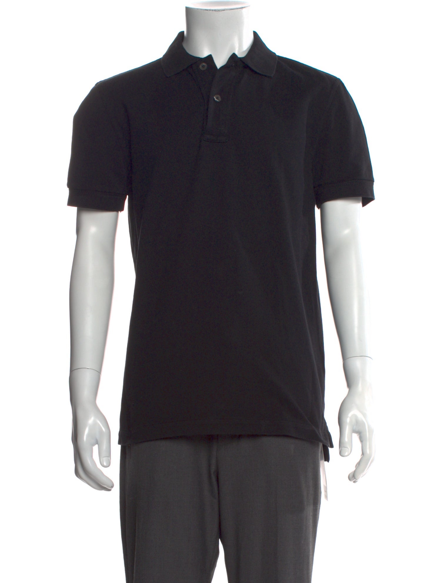 Tom Ford Crew Neck Short Sleeve Polo Shirt