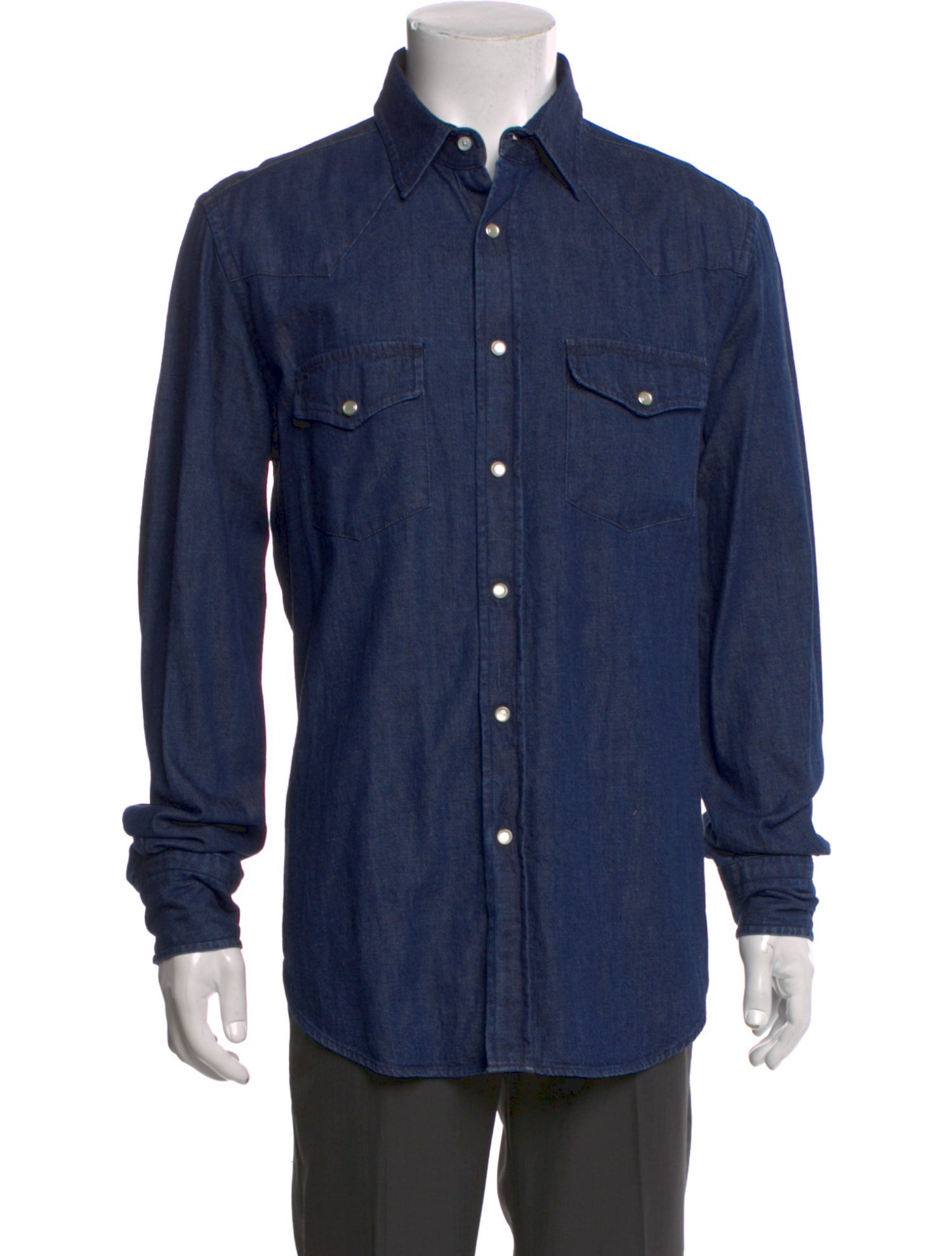 Tom Ford Long Sleeve Denim Shirt
