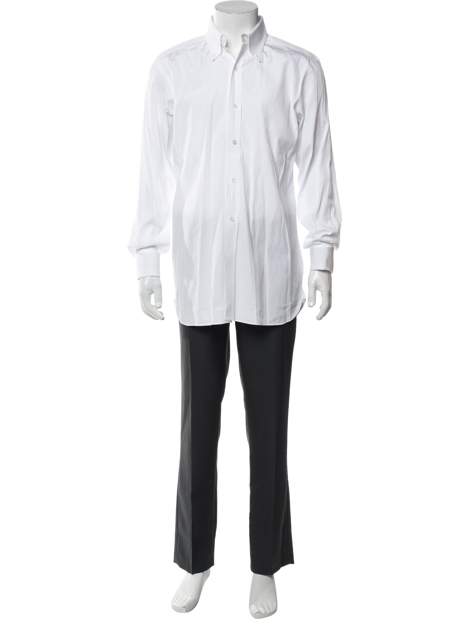 Tom Ford Striped Long Sleeve Dress Shirt