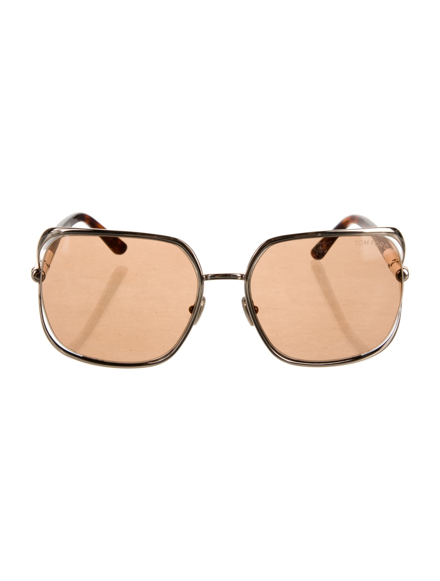 Tom Ford Square Mirrored Sunglasses