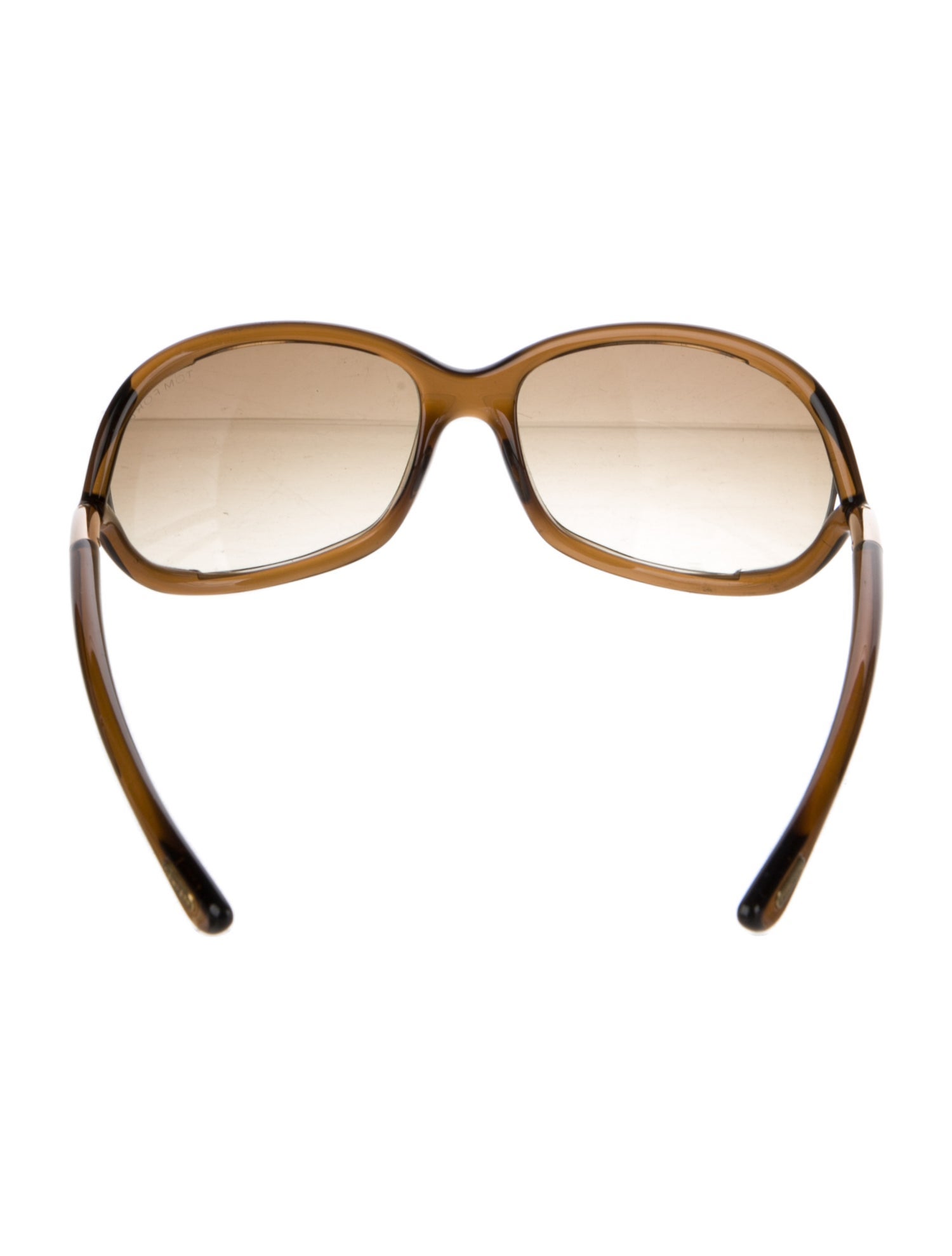 Tom Ford Jennifer Open Temple Round Sunglasses Oversize Sunglasses