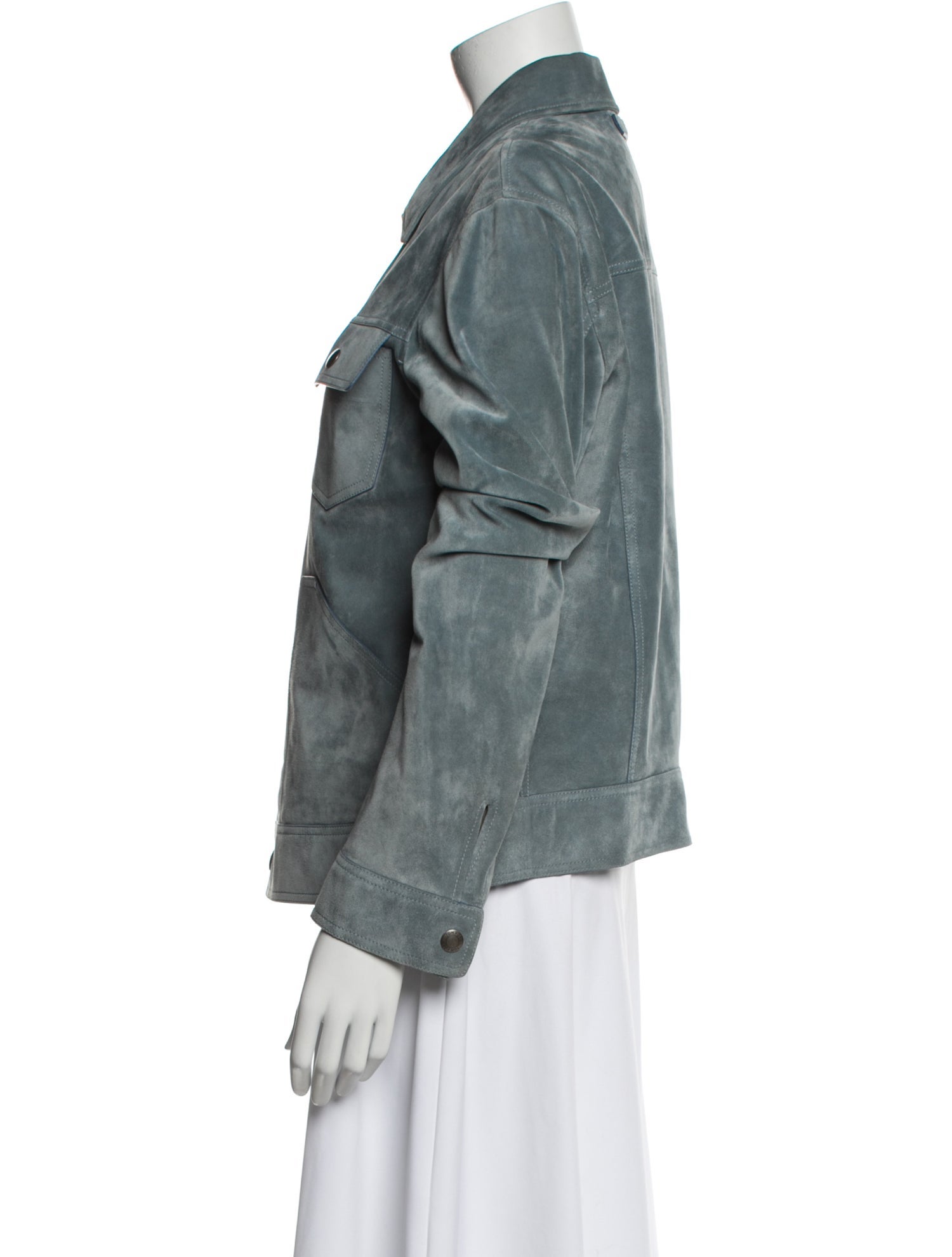 Tom Ford Calf Leather Denim Jacket