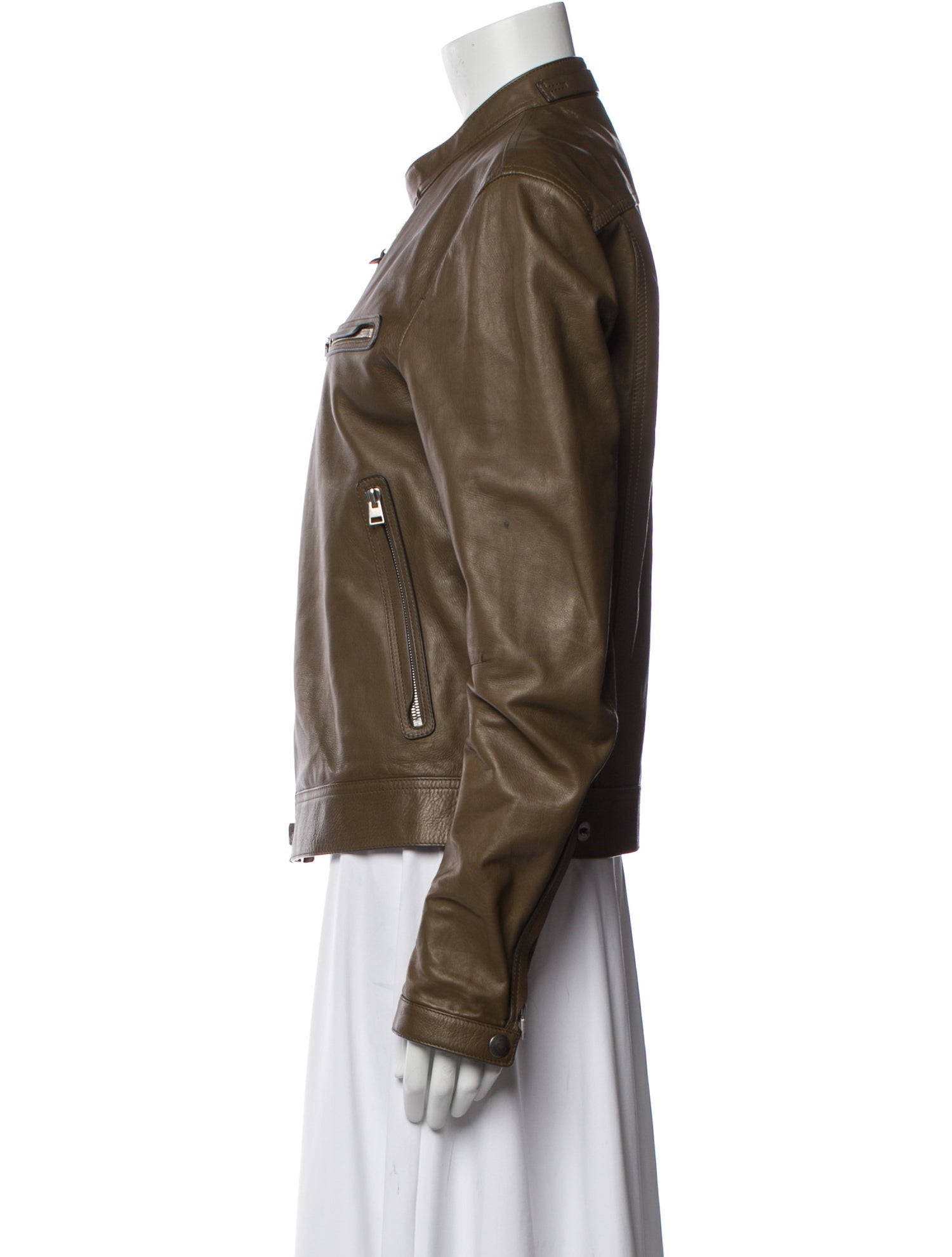 Tom Ford Calf Leather Biker Jacket