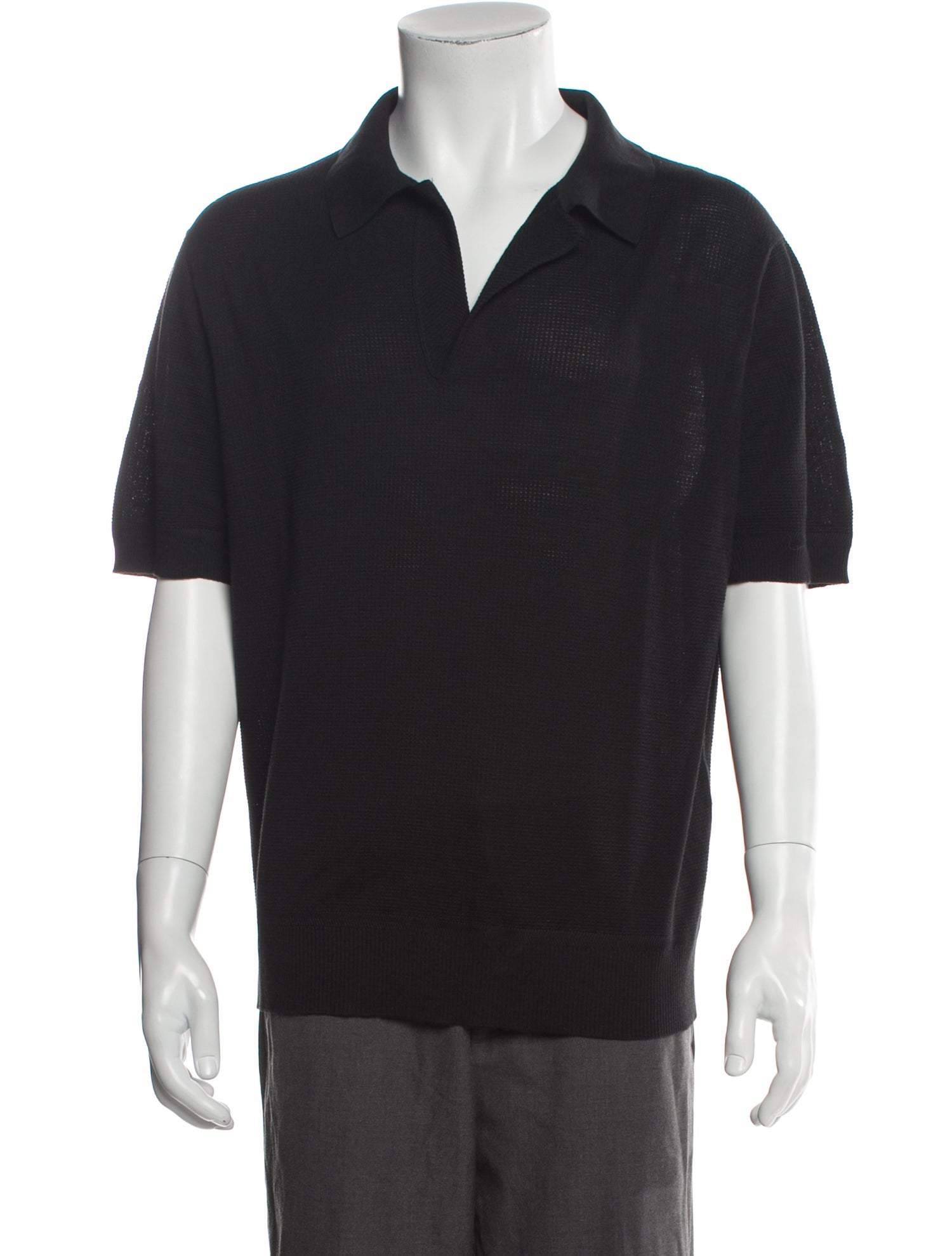 Tom Ford Silk V-Neck Polo Shirt
