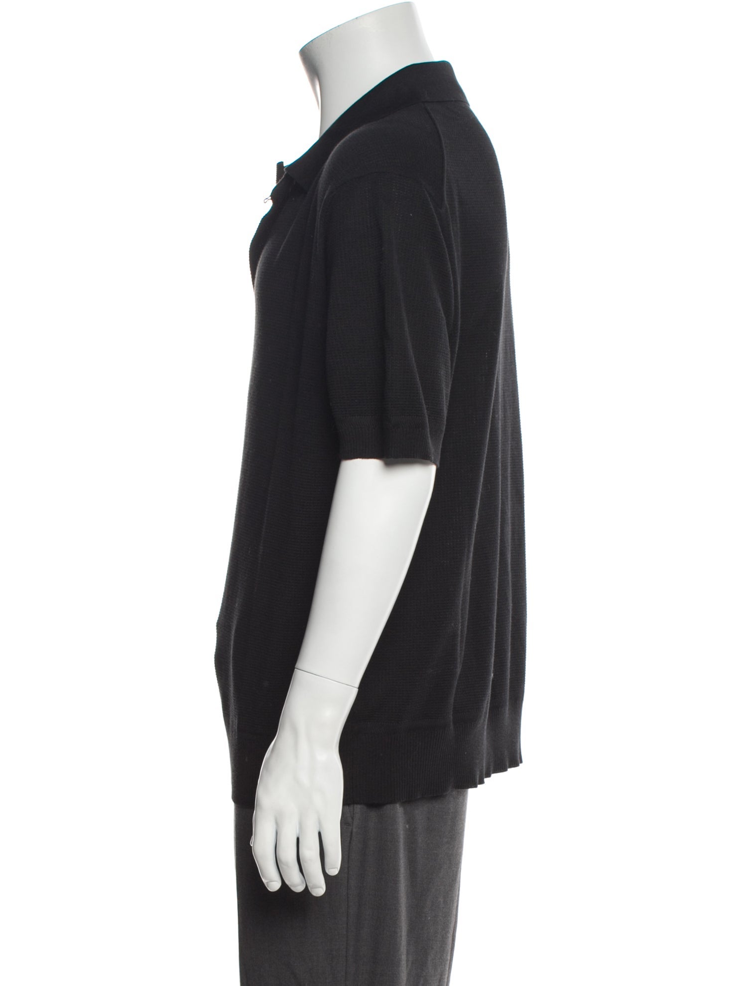 Tom Ford Silk V-Neck Polo Shirt