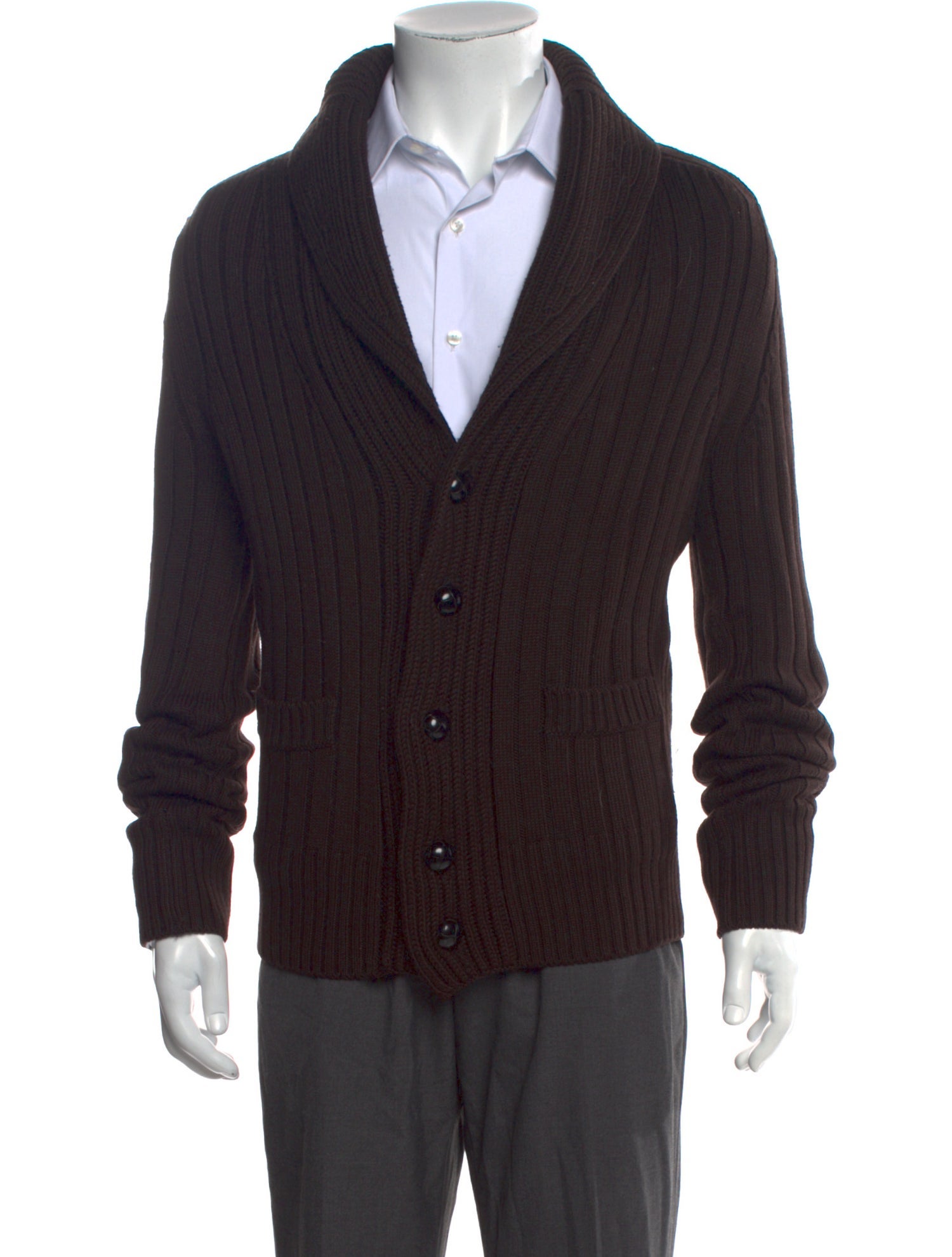 Tom Ford Wool V-Neck Cardigan