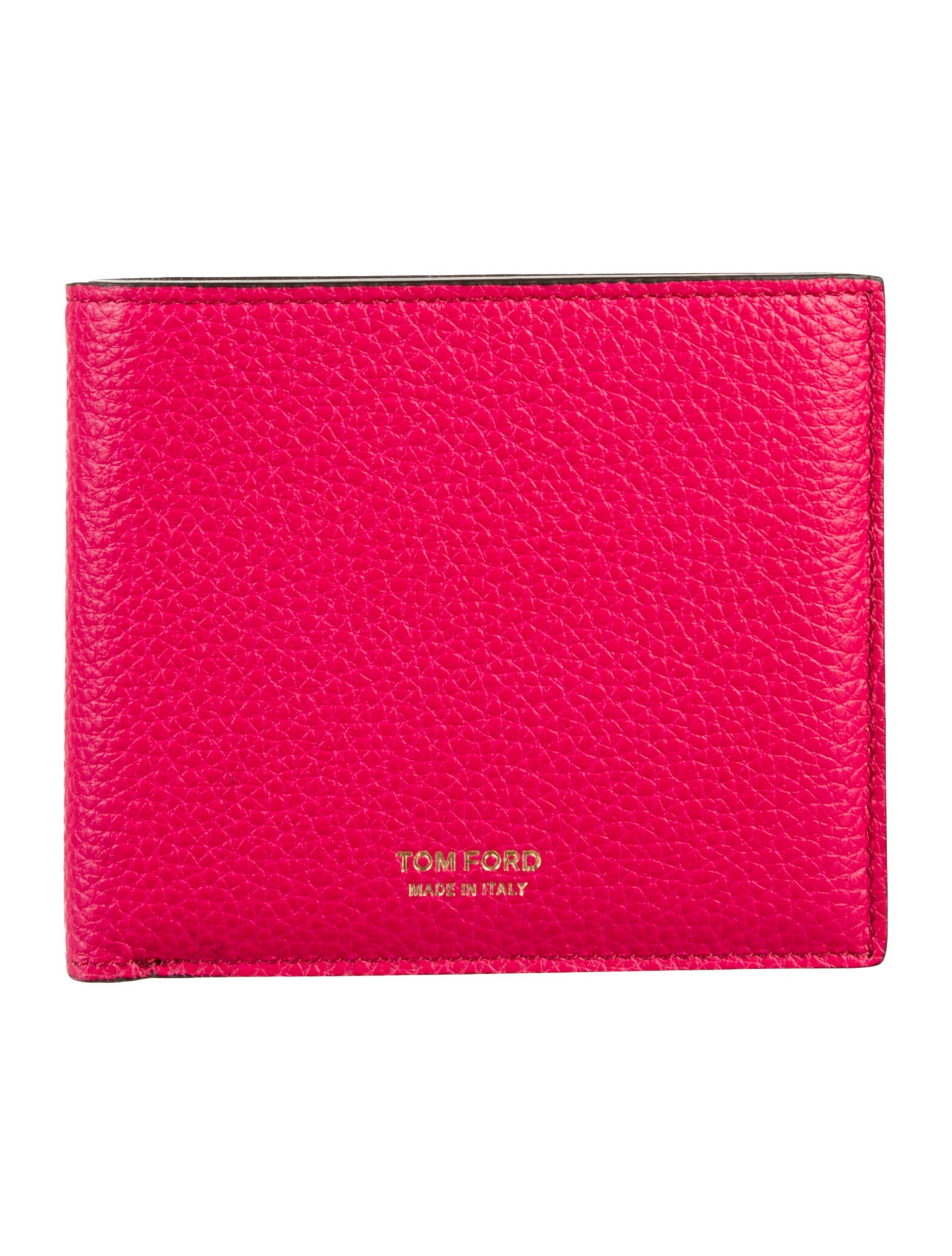 Tom Ford Vision Agenda Cover Leather Bifold Wallet w/ Tags