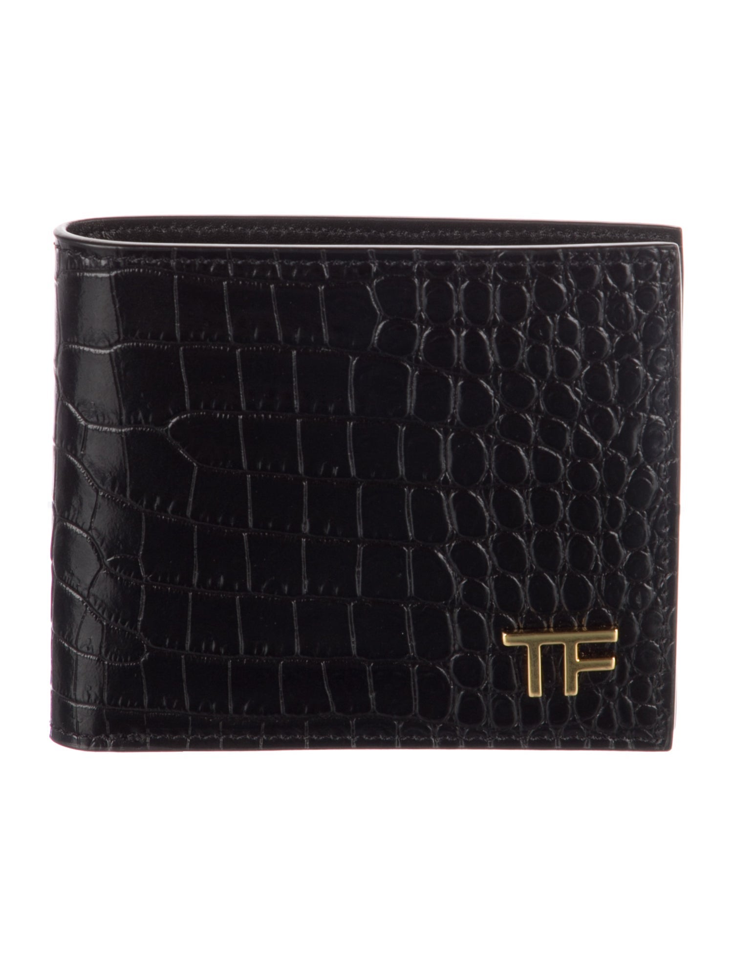 Tom Ford Embossed Leather Bifold Wallet w/ Tags