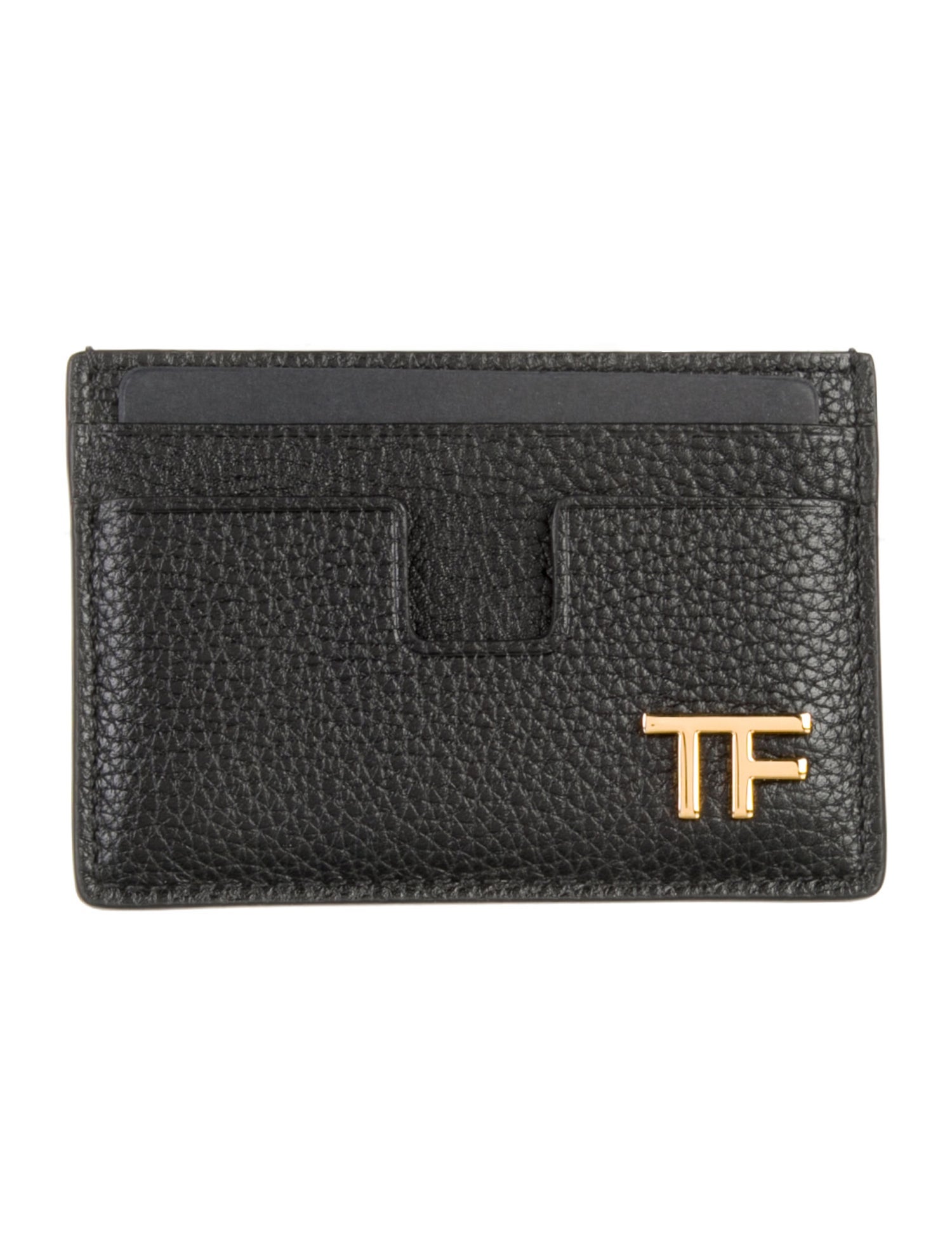 Tom Ford Leather Graphic Print Card Holder w/ Tags