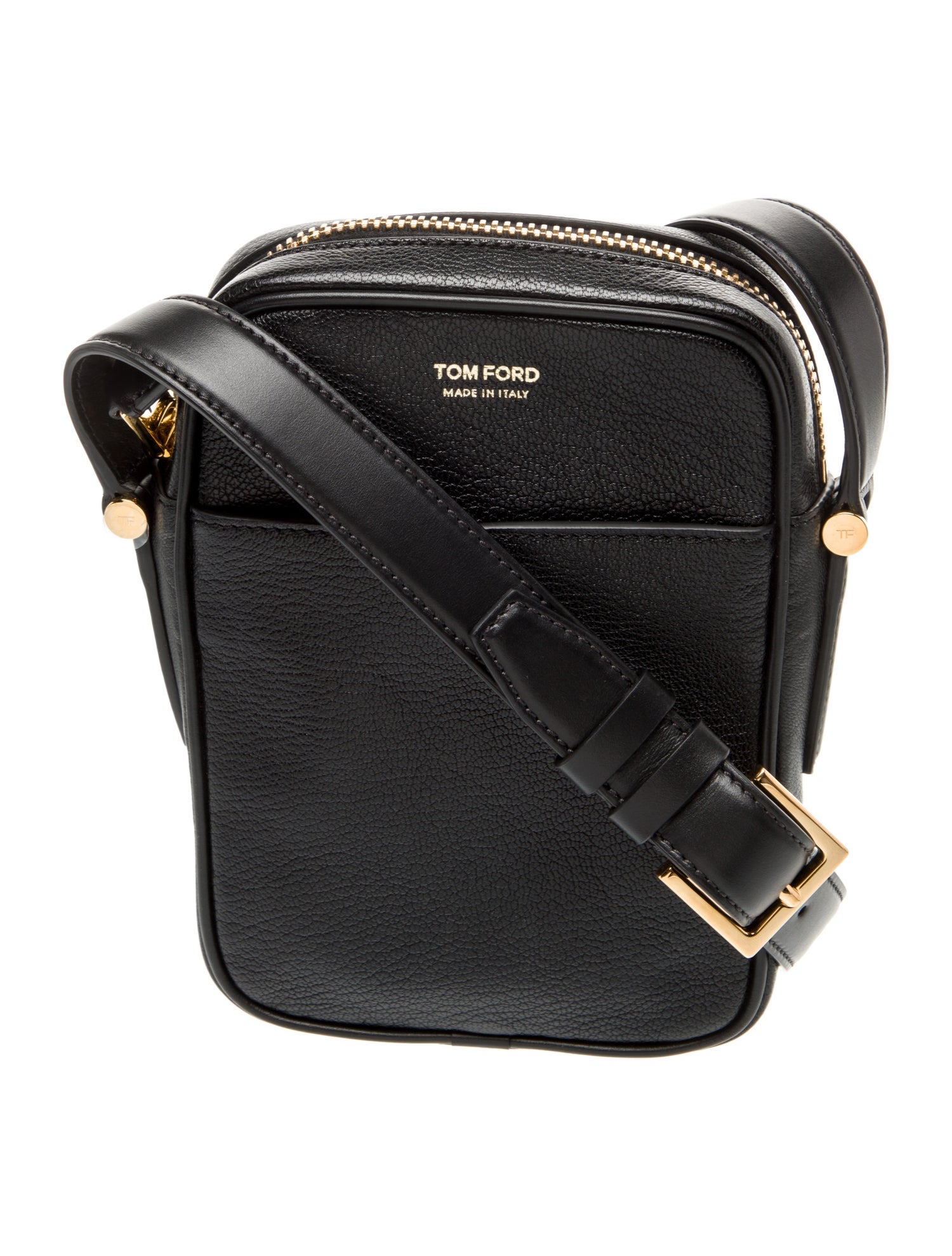 Tom Ford Leather Messenger Bag