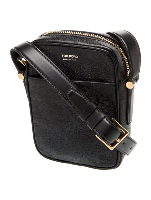 Tom Ford Leather Messenger Bag