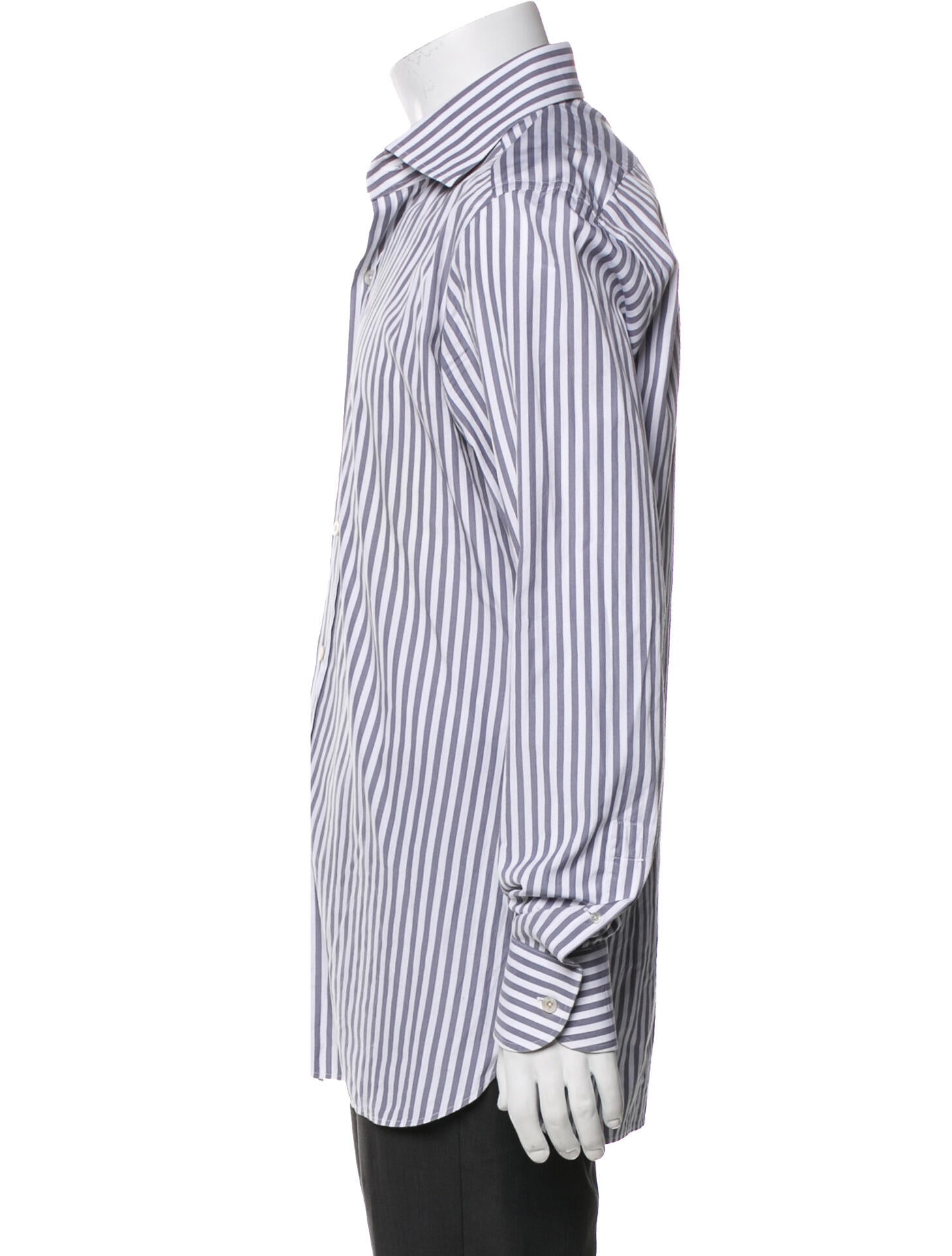 Tom Ford Striped Long Sleeve Dress Shirt