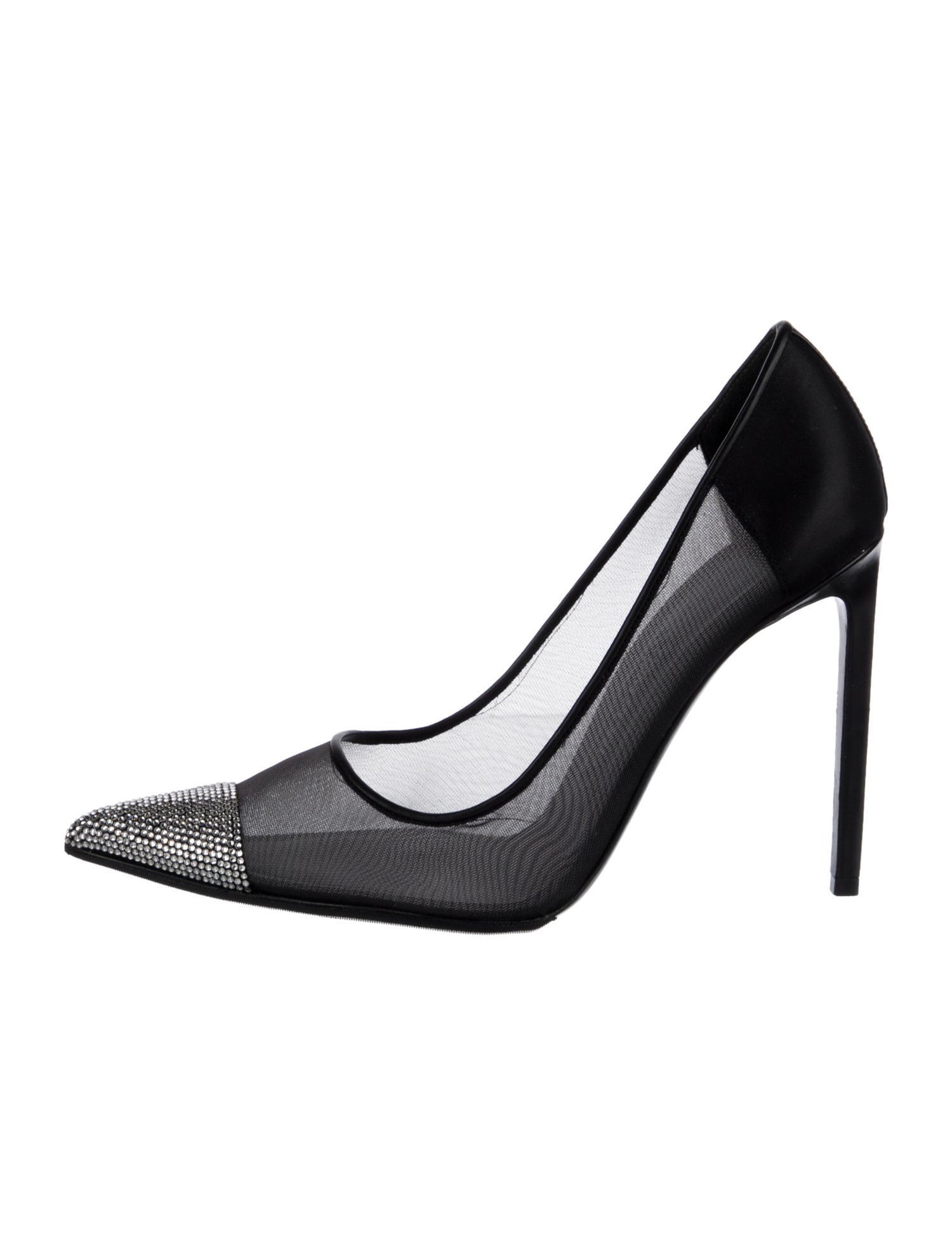 Tom Ford Mesh Crystal Embellishments Pumps