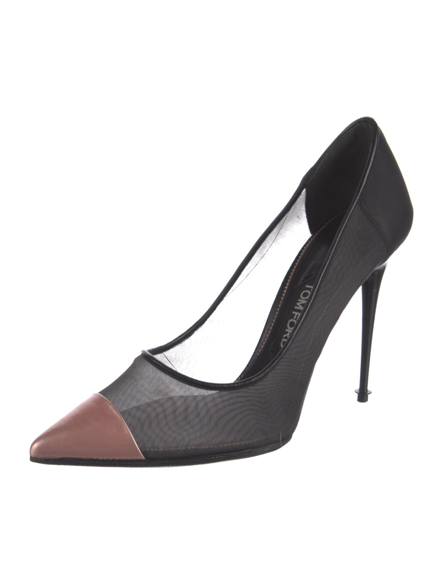 Tom Ford Mesh Colorblock Pattern Pumps