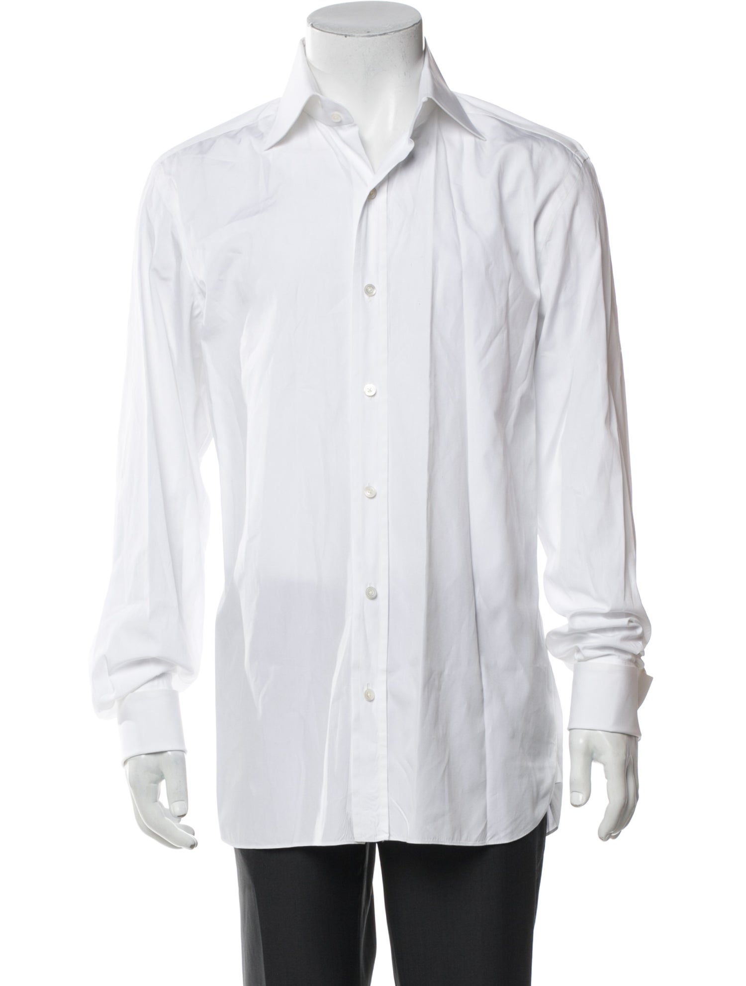 Tom Ford Striped Long Sleeve Dress Shirt