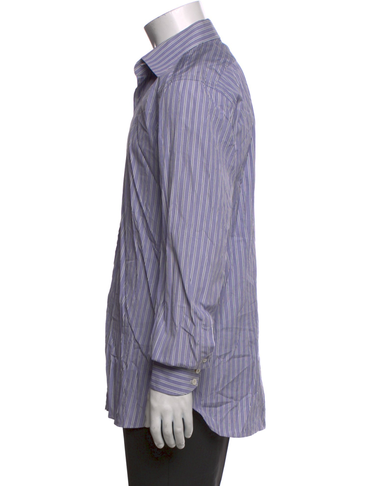 Tom Ford Striped Long Sleeve Dress Shirt