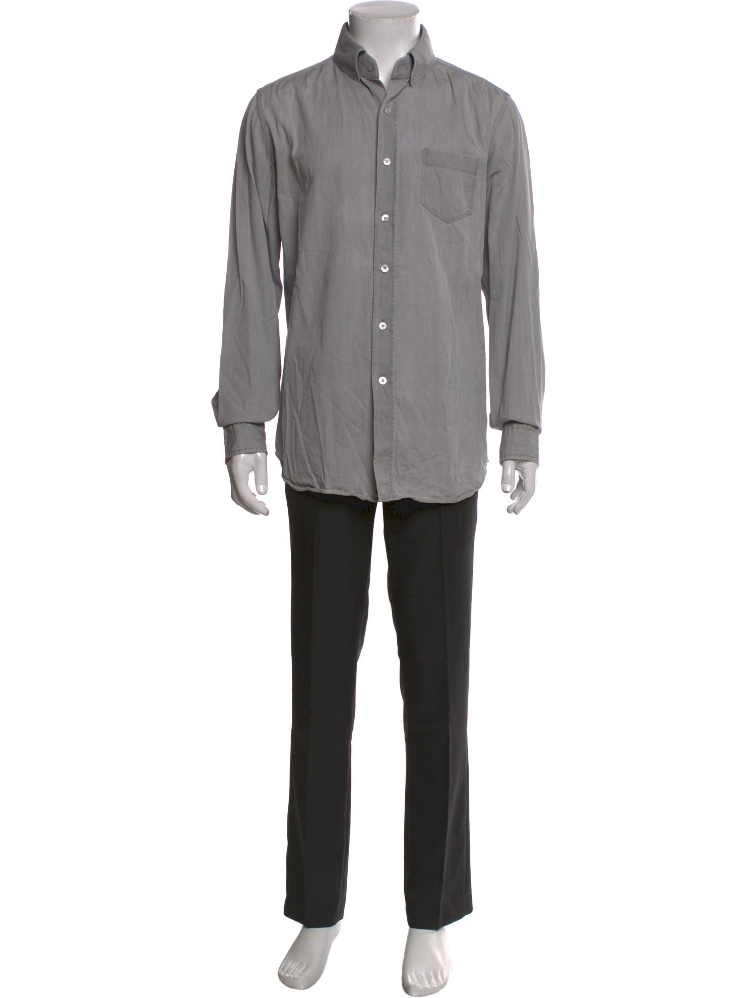 Tom Ford Striped Long Sleeve Shirt