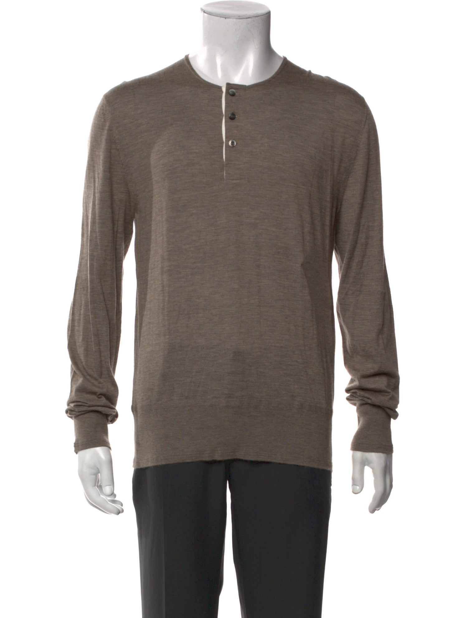 Tom Ford Cashmere Crew Neck Henley