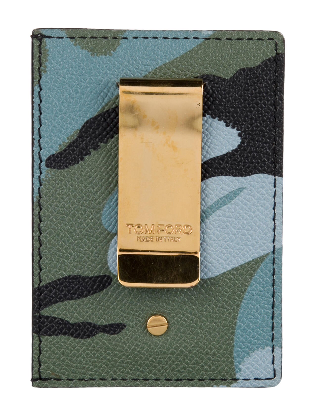 Tom Ford Leather Printed Card Holder