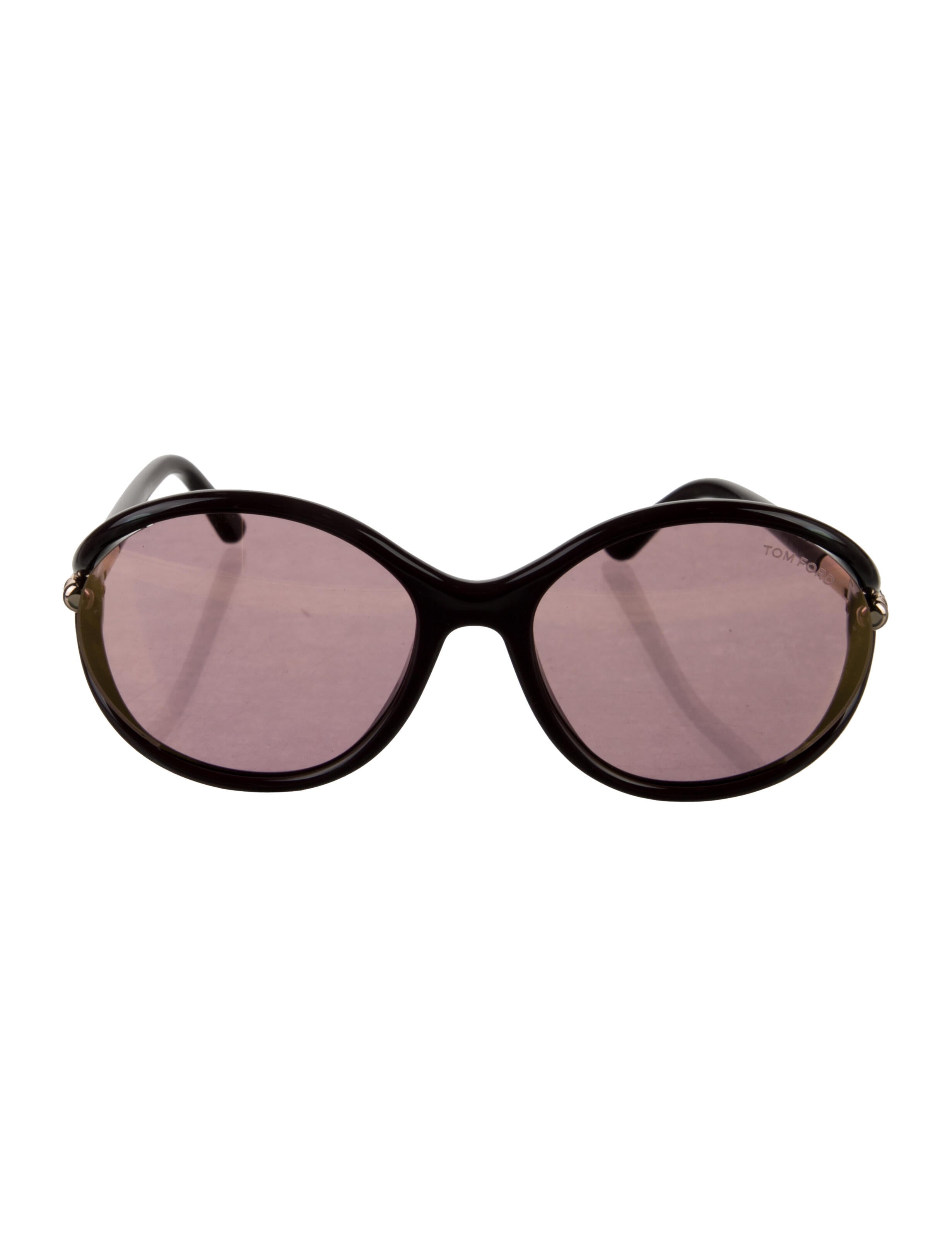 Tom Ford Oversize Mirrored Sunglasses