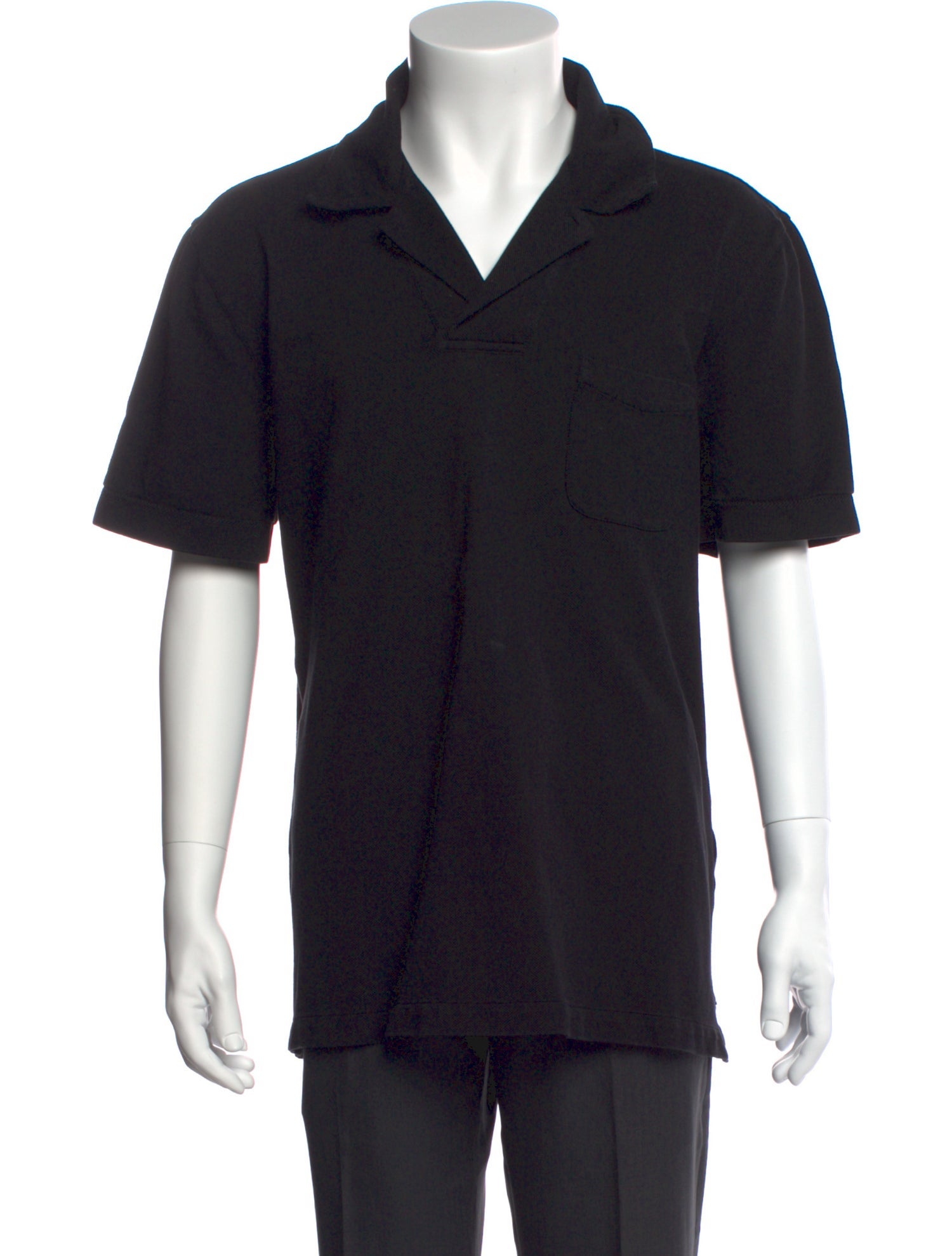 Tom Ford V-Neck Short Sleeve Polo Shirt