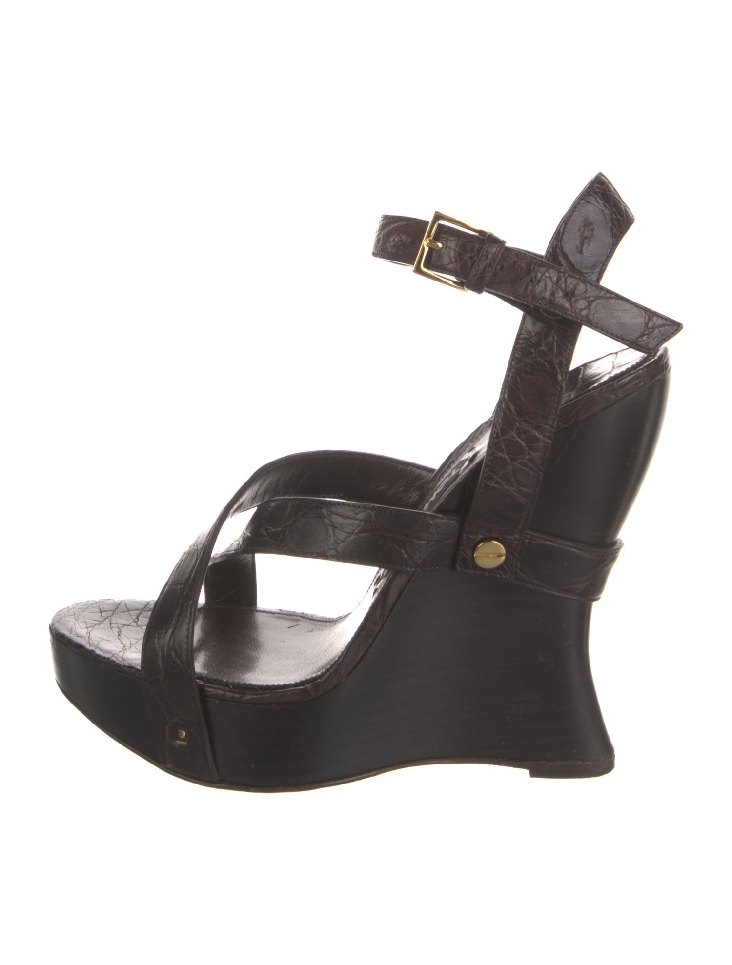 Tom Ford Leather Slingback Sandals