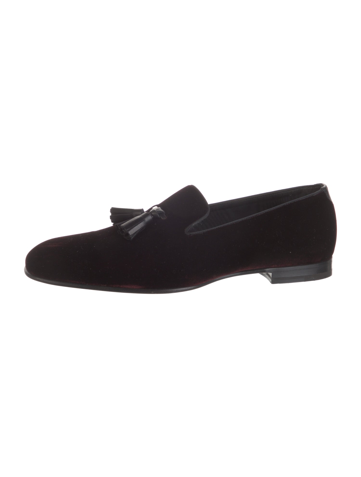 Tom Ford Velvet Tassel Accents Slippers