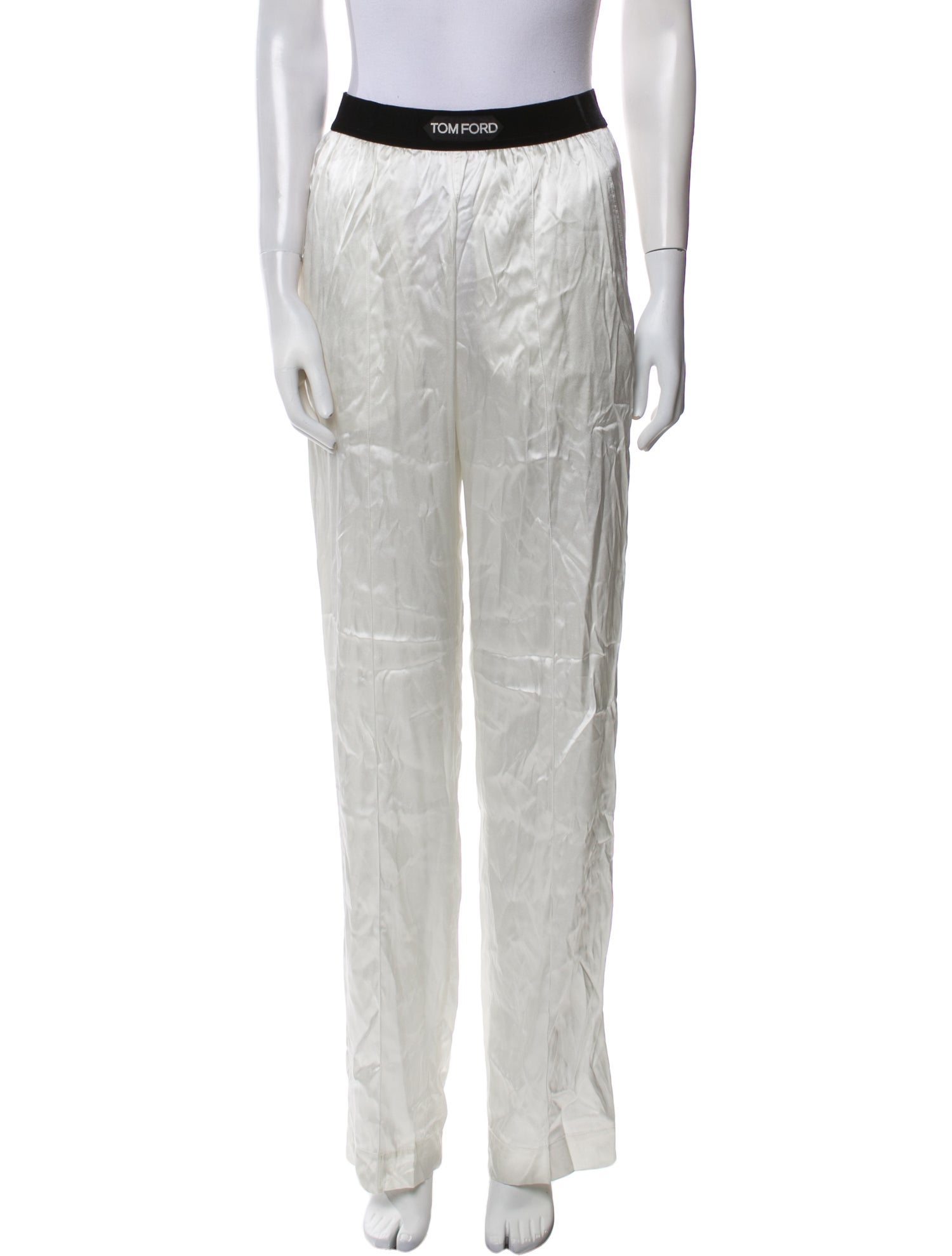 Tom Ford Silk Straight Leg Pants
