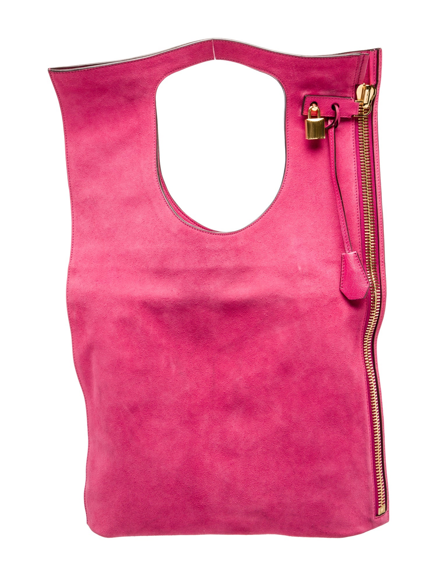 Tom Ford Suede Top Handle Bag