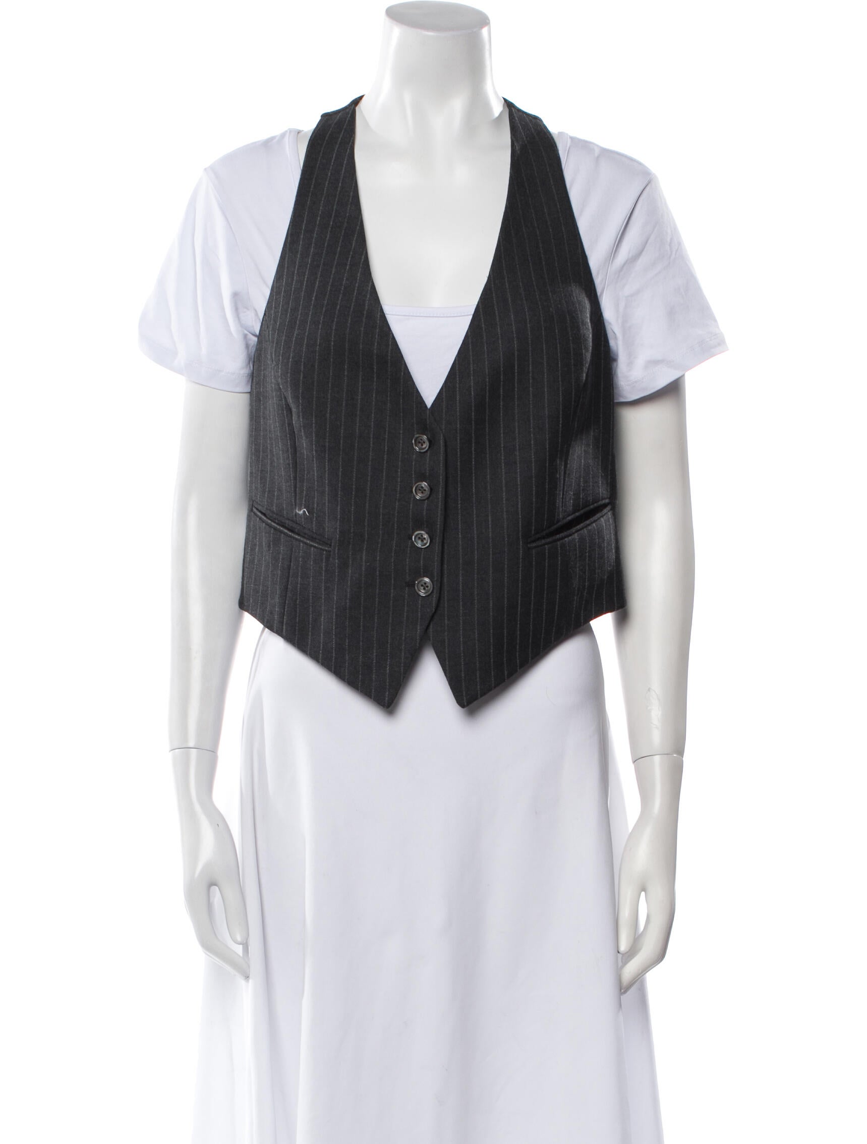 Tom Ford Wool Striped Vest