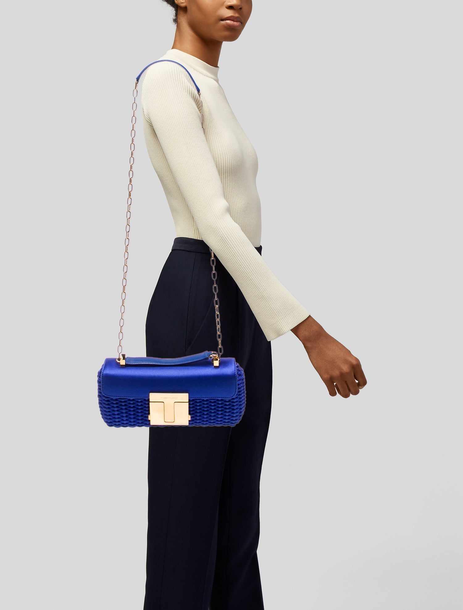 Tom Ford Satin Shoulder Bag