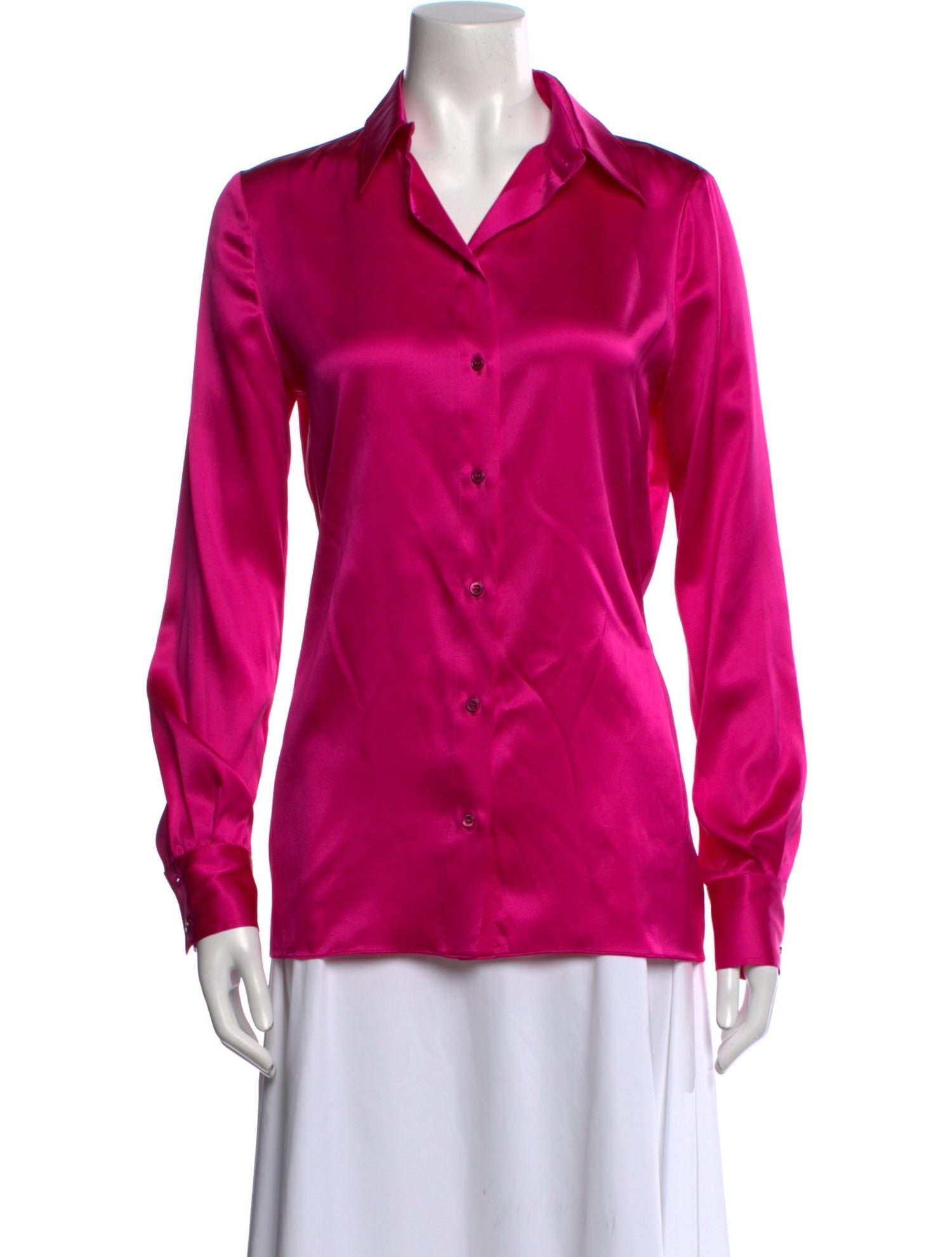 Tom Ford Vintage Silk Button-Up Top