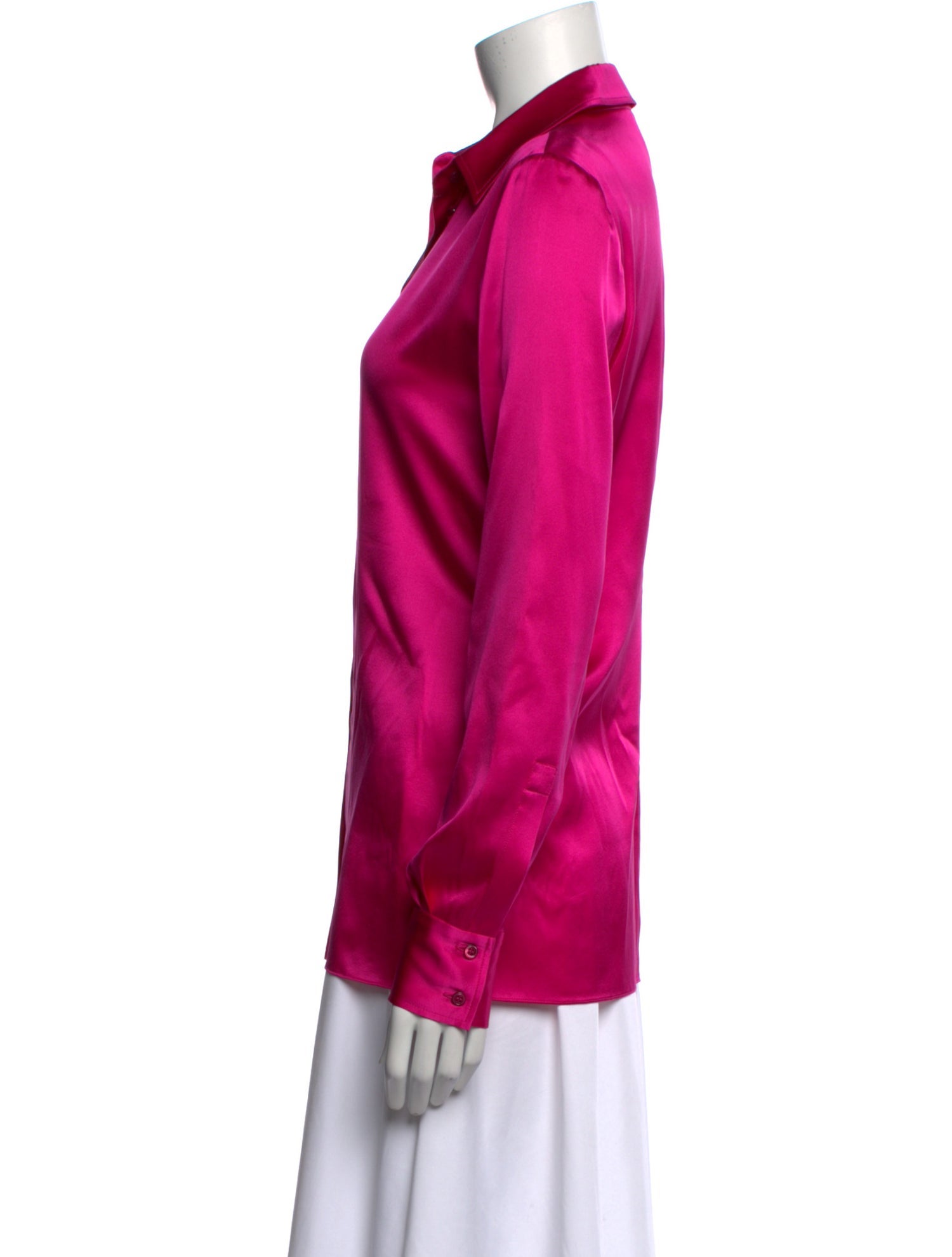 Tom Ford Vintage Silk Button-Up Top