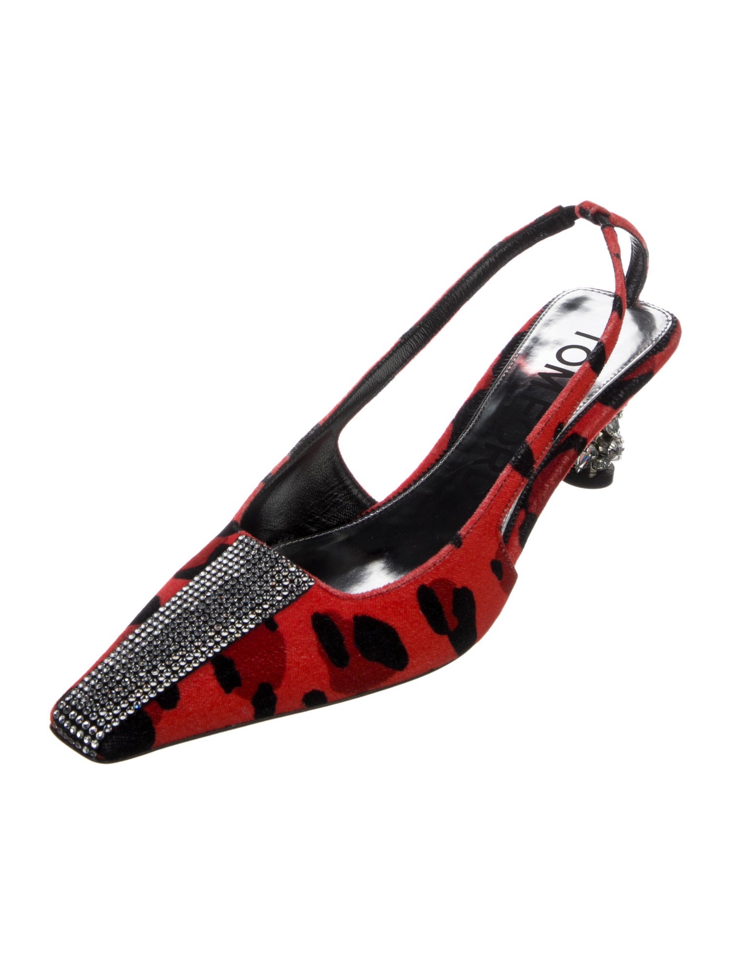 Tom Ford Printed Slingback Pumps