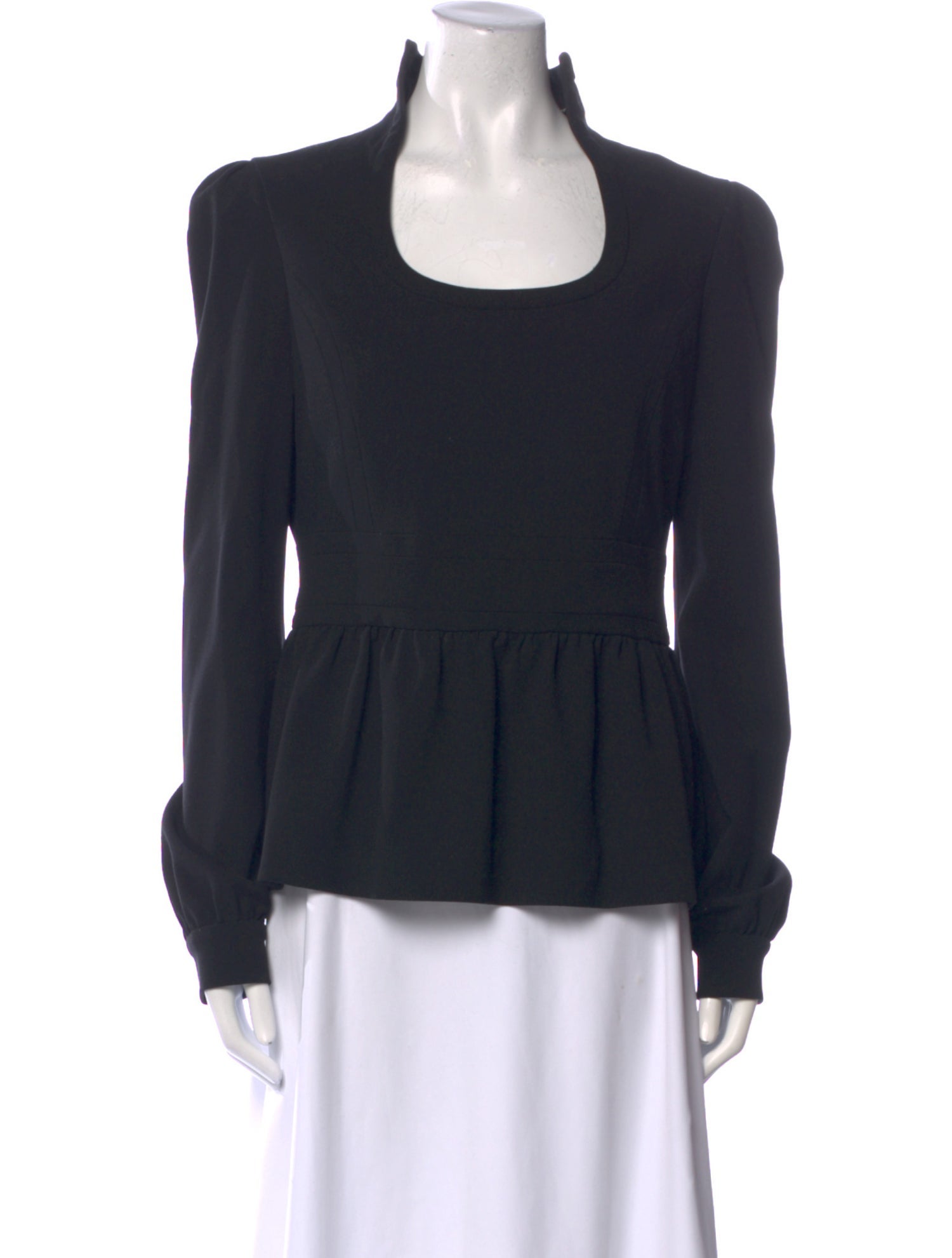 Tom Ford Scoop Neck Long Sleeve Top