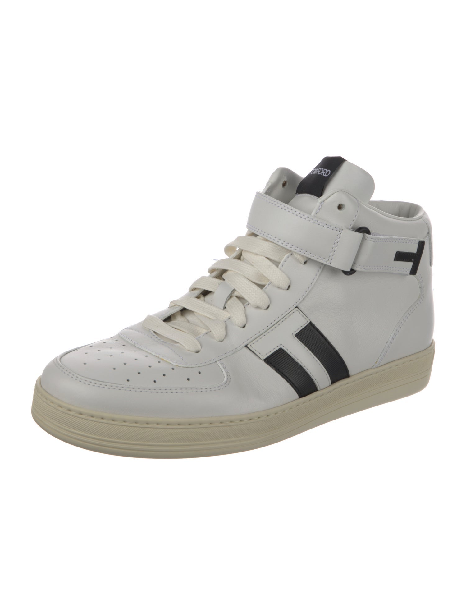 Tom Ford Leather Printed Sneakers