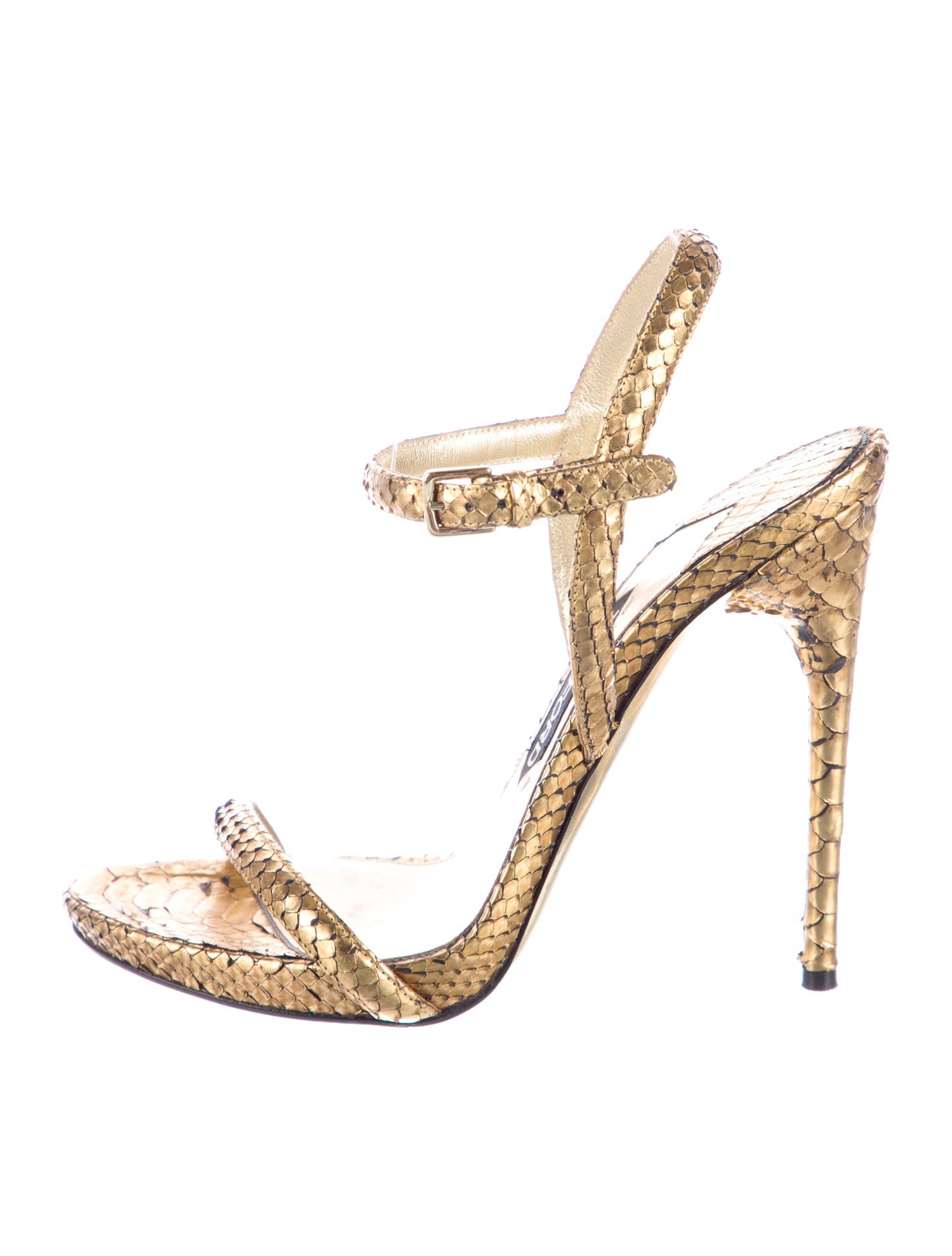 Tom Ford Python Patterned Sandals