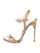 Tom Ford Python Patterned Sandals