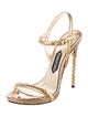 Tom Ford Python Patterned Sandals