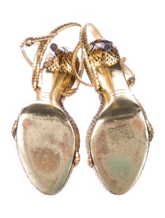 Tom Ford Python Patterned Sandals