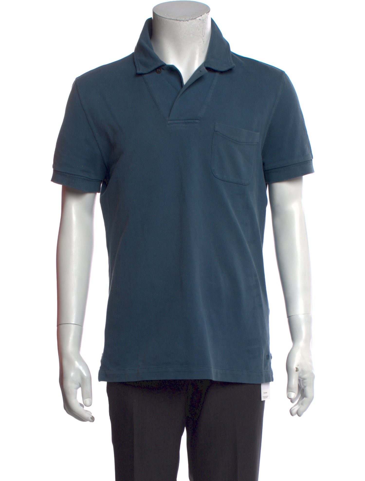 Tom Ford Collar Short Sleeve Polo Shirt