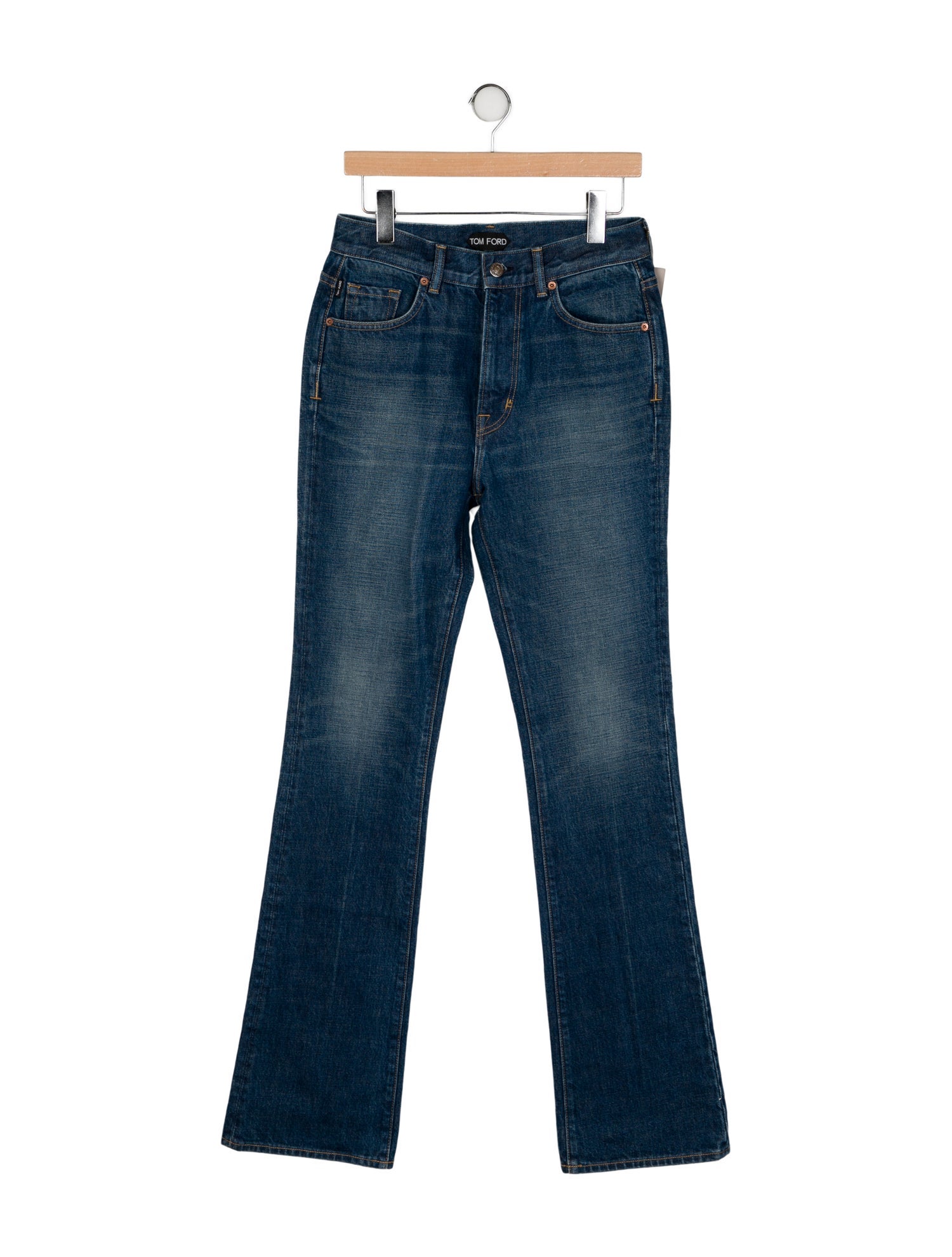 Tom Ford High-Rise Wide Leg Jeans w/ Tags