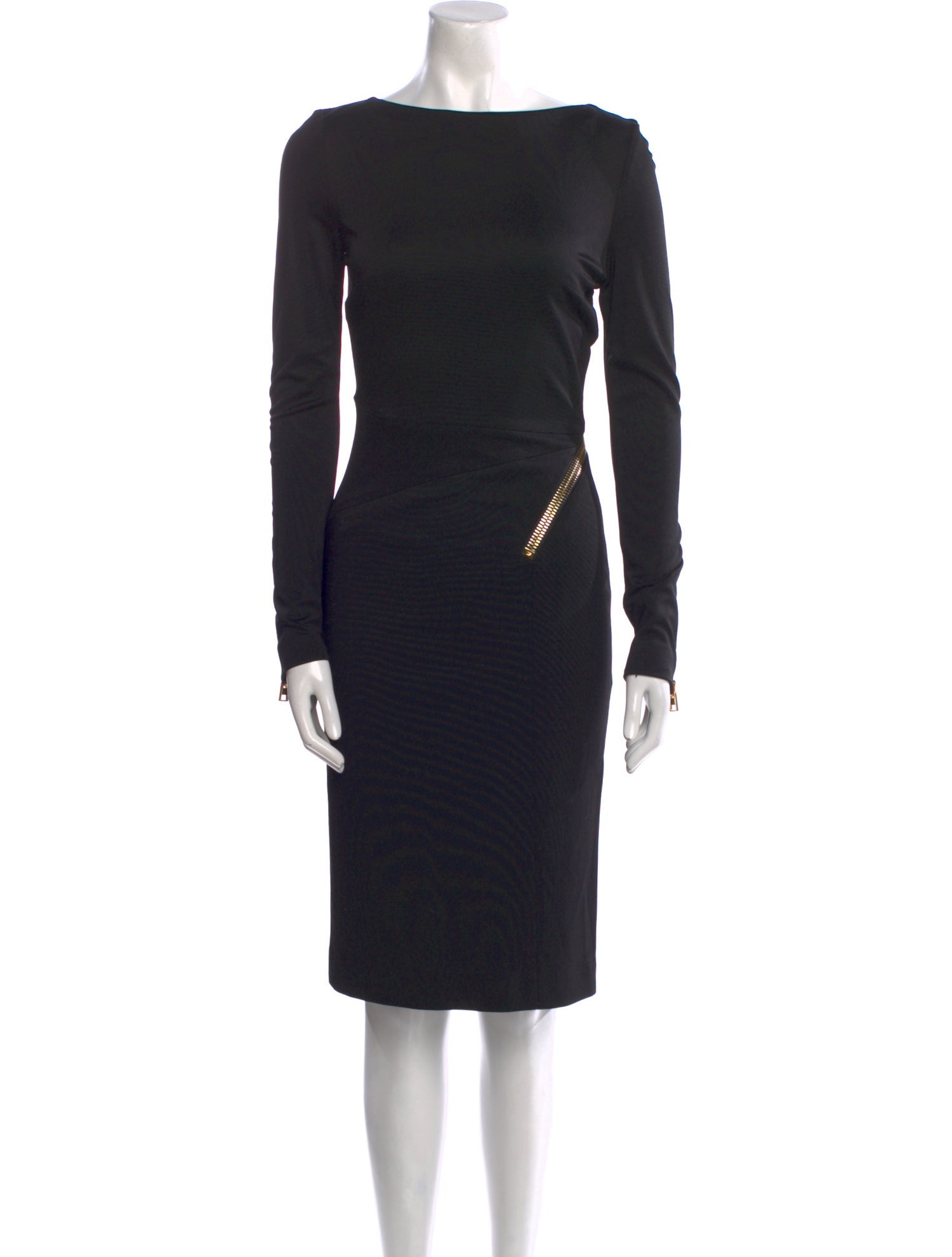 Tom Ford Bateau Neckline Knee-Length Dress