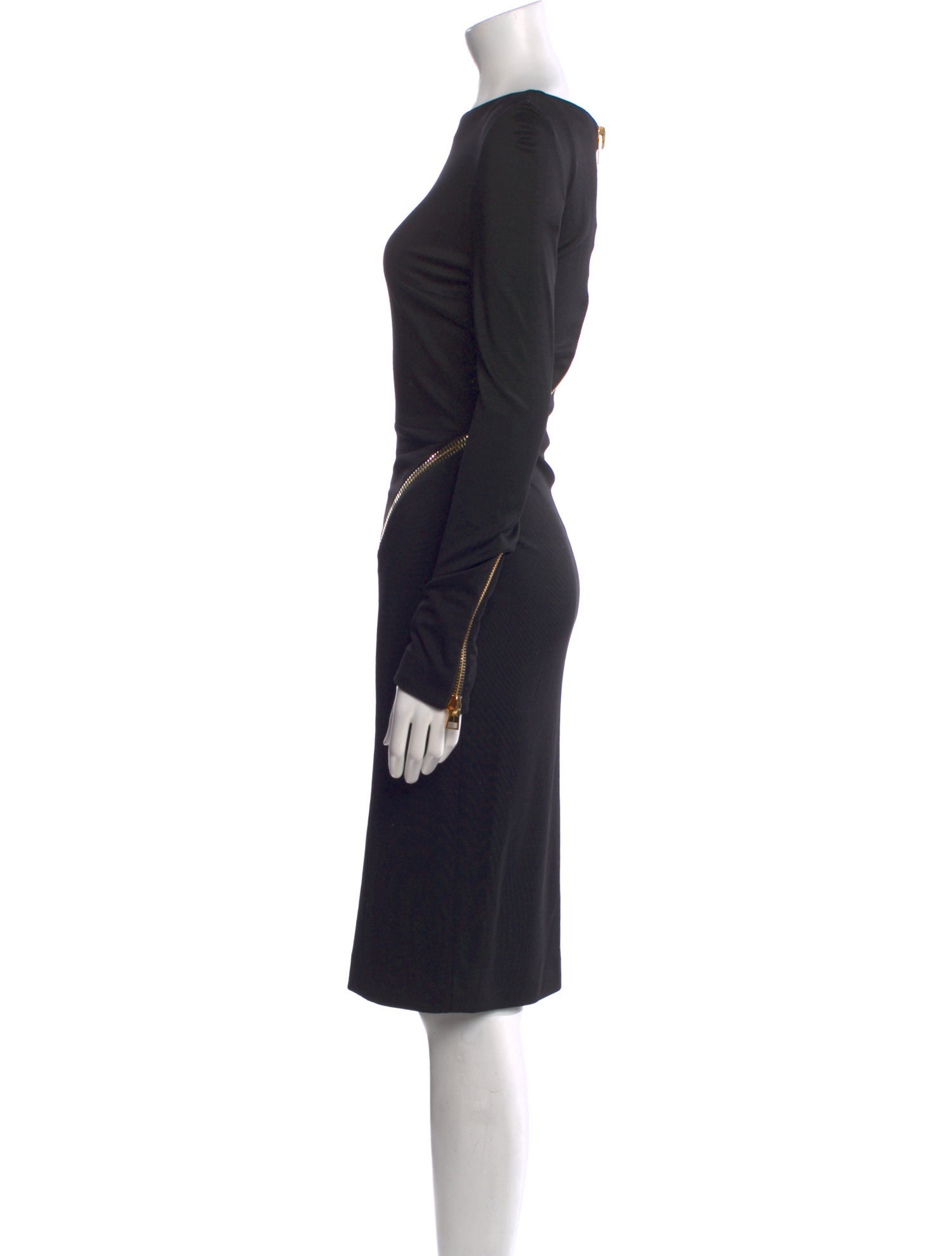 Tom Ford Bateau Neckline Knee-Length Dress