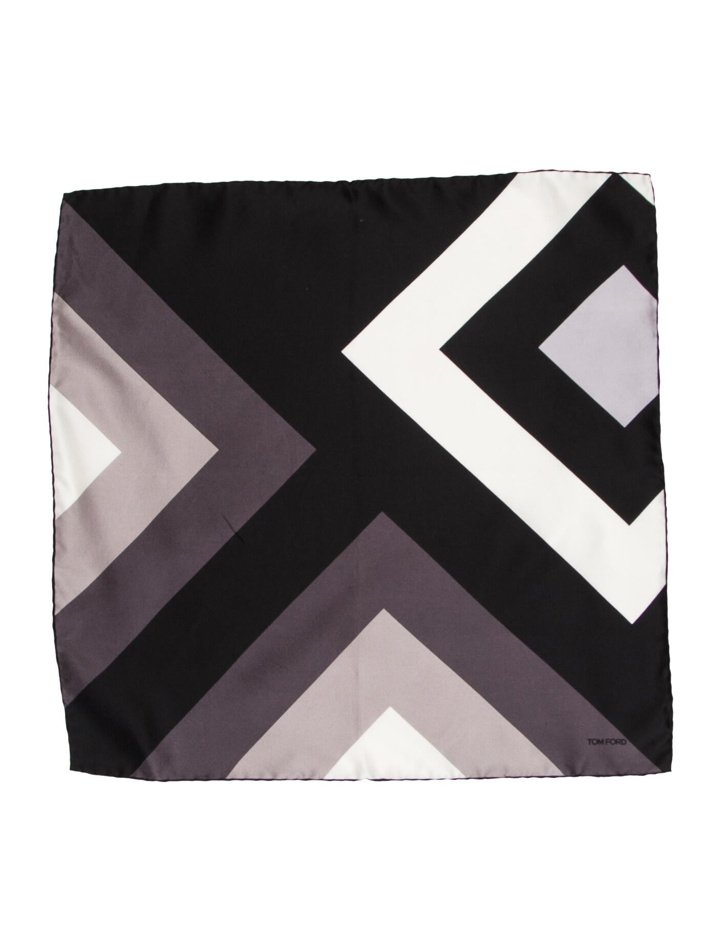 Tom Ford Pattern Print Pocket Square.