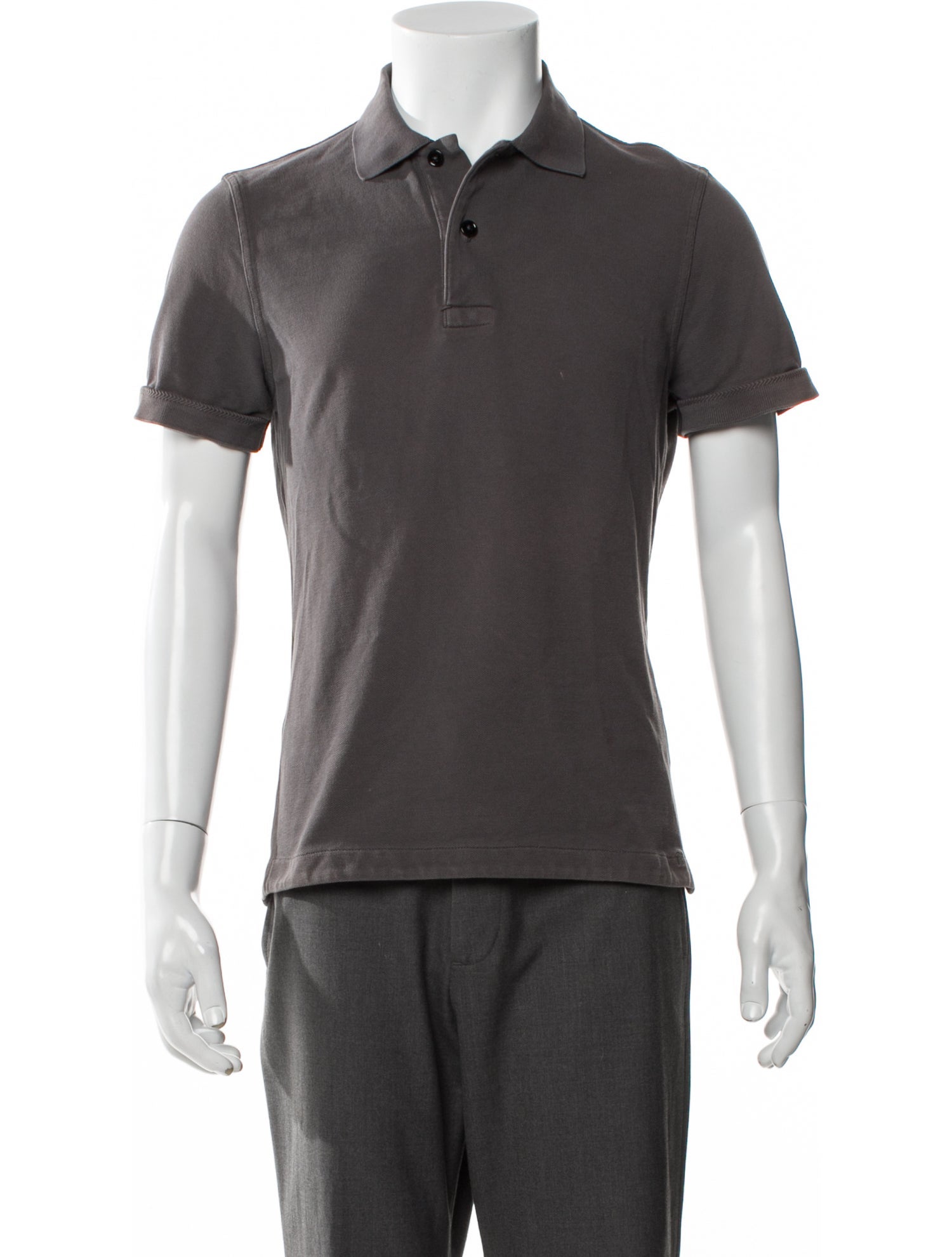 Tom Ford Collar Short Sleeve Polo Shirt