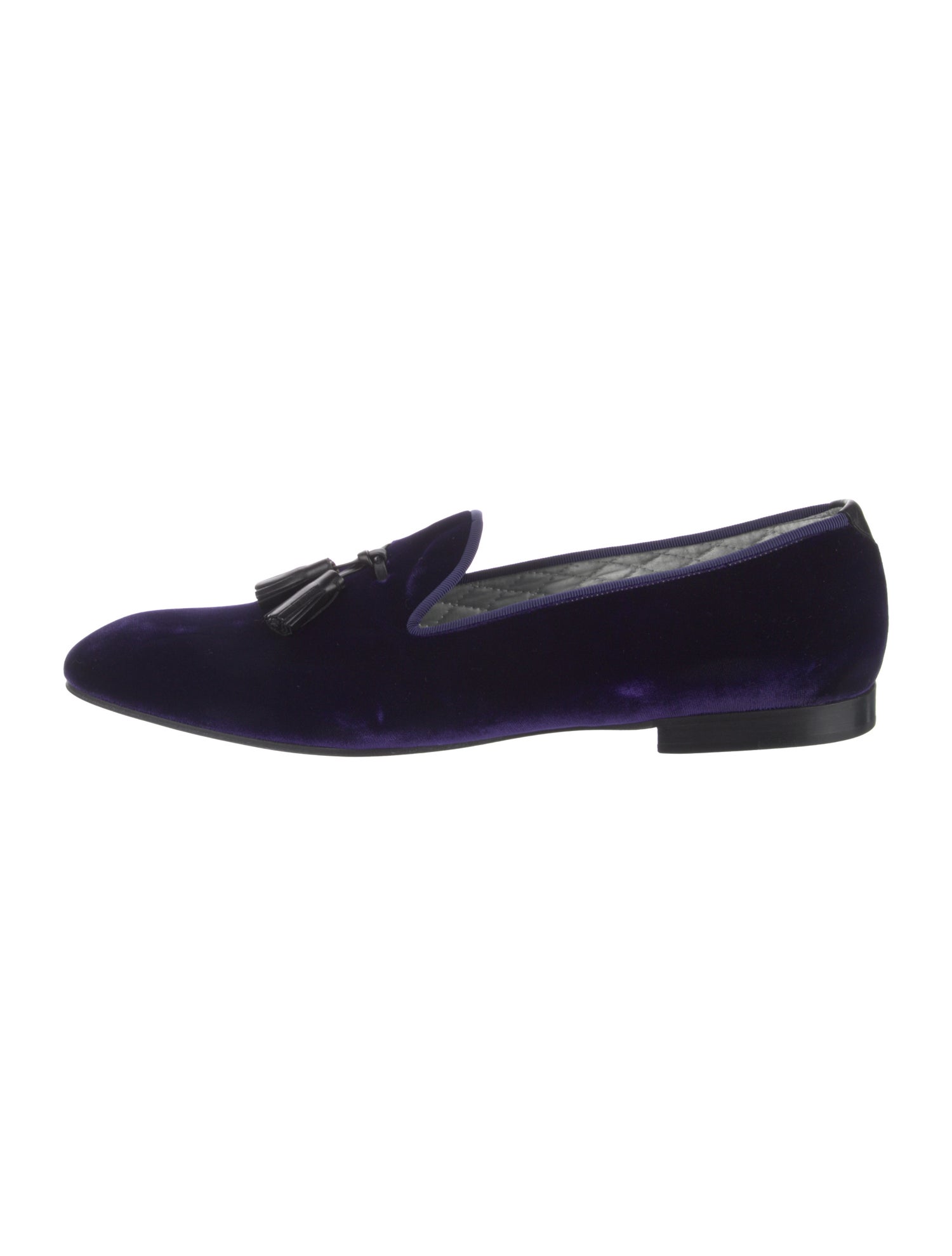Tom Ford Velvet Tassel Accents Slippers