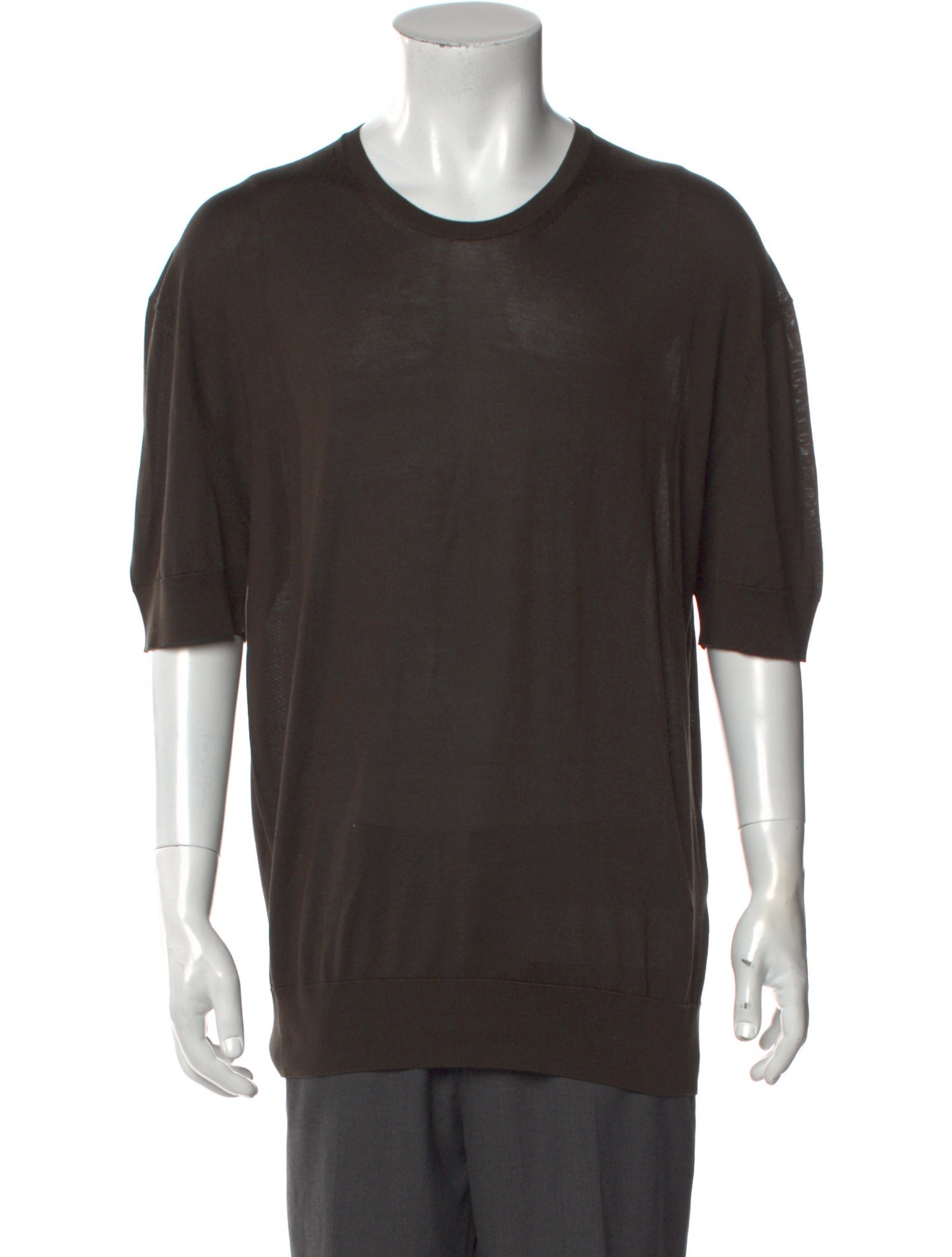 Tom Ford Silk Three-Quarter Sleeve Shirt