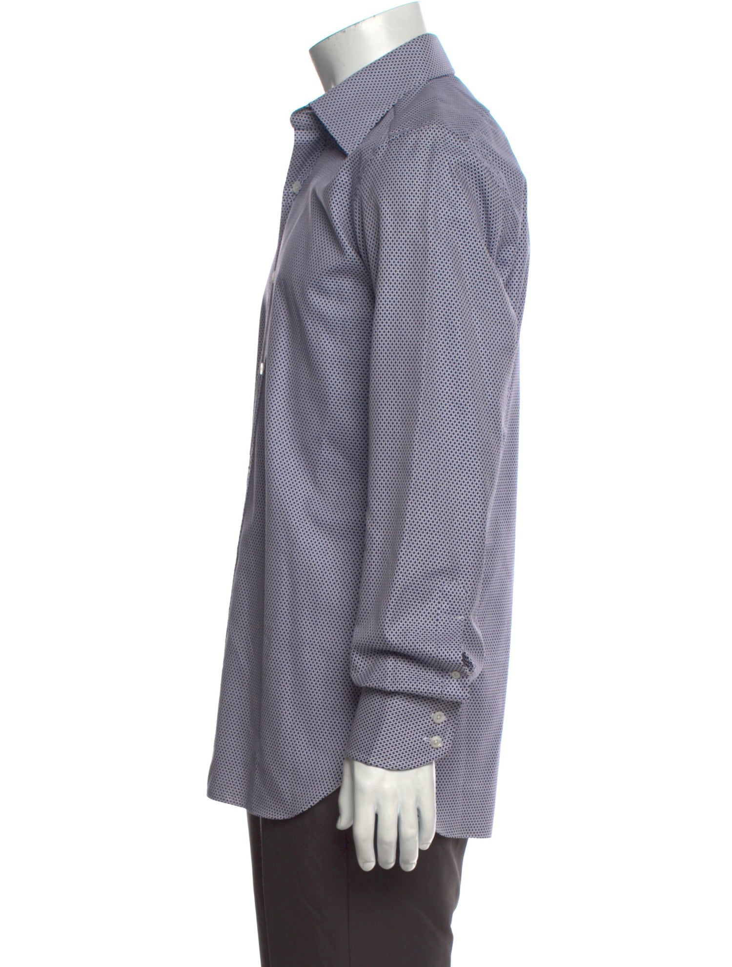 Tom Ford Plaid Print Long Sleeve Dress Shirt